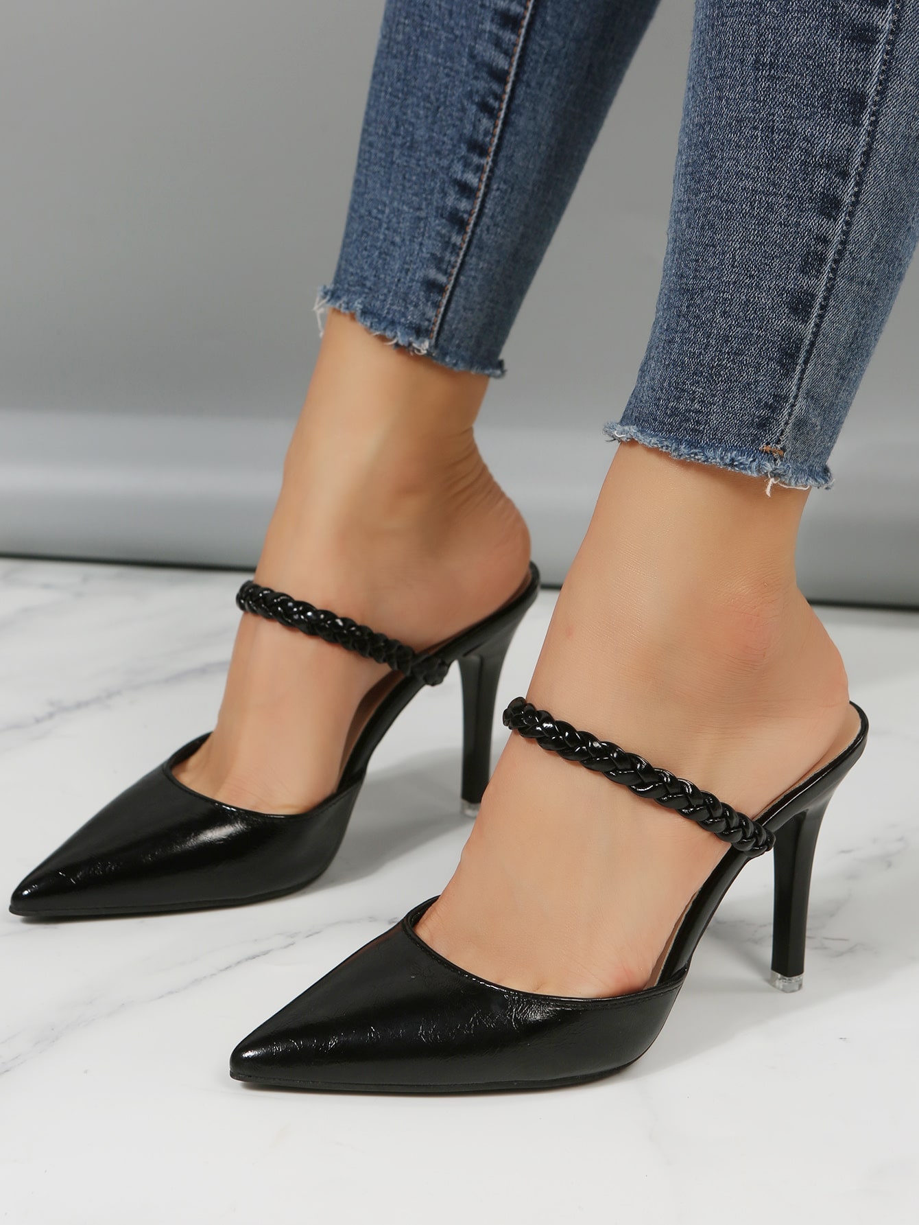 In Black Women Pumps