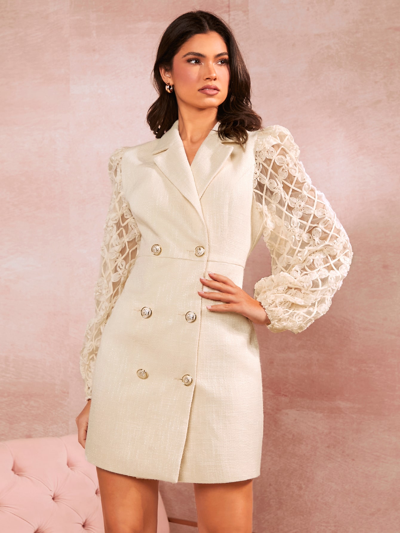 In Beige Women Suits