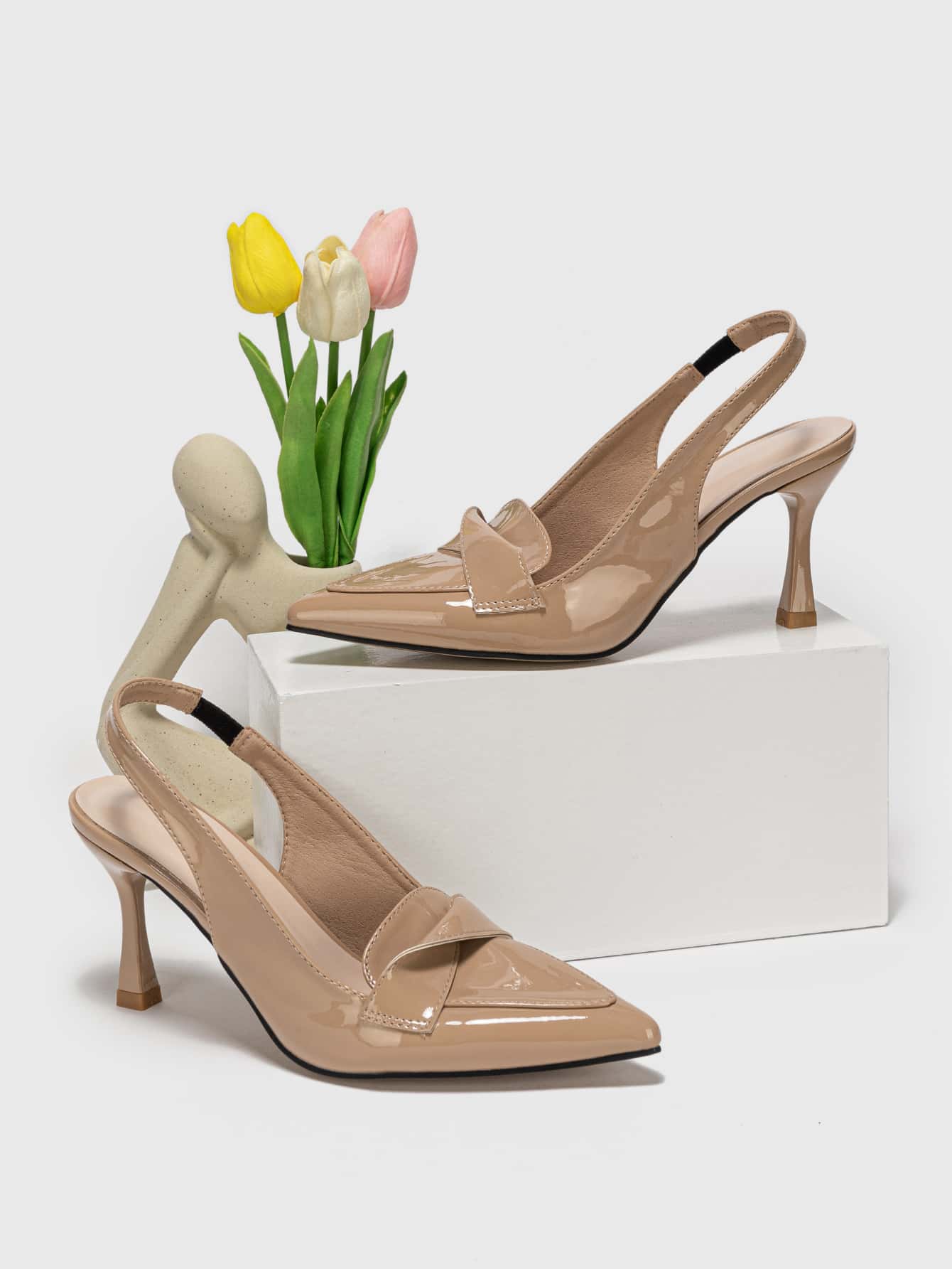 In Camel Women Pumps