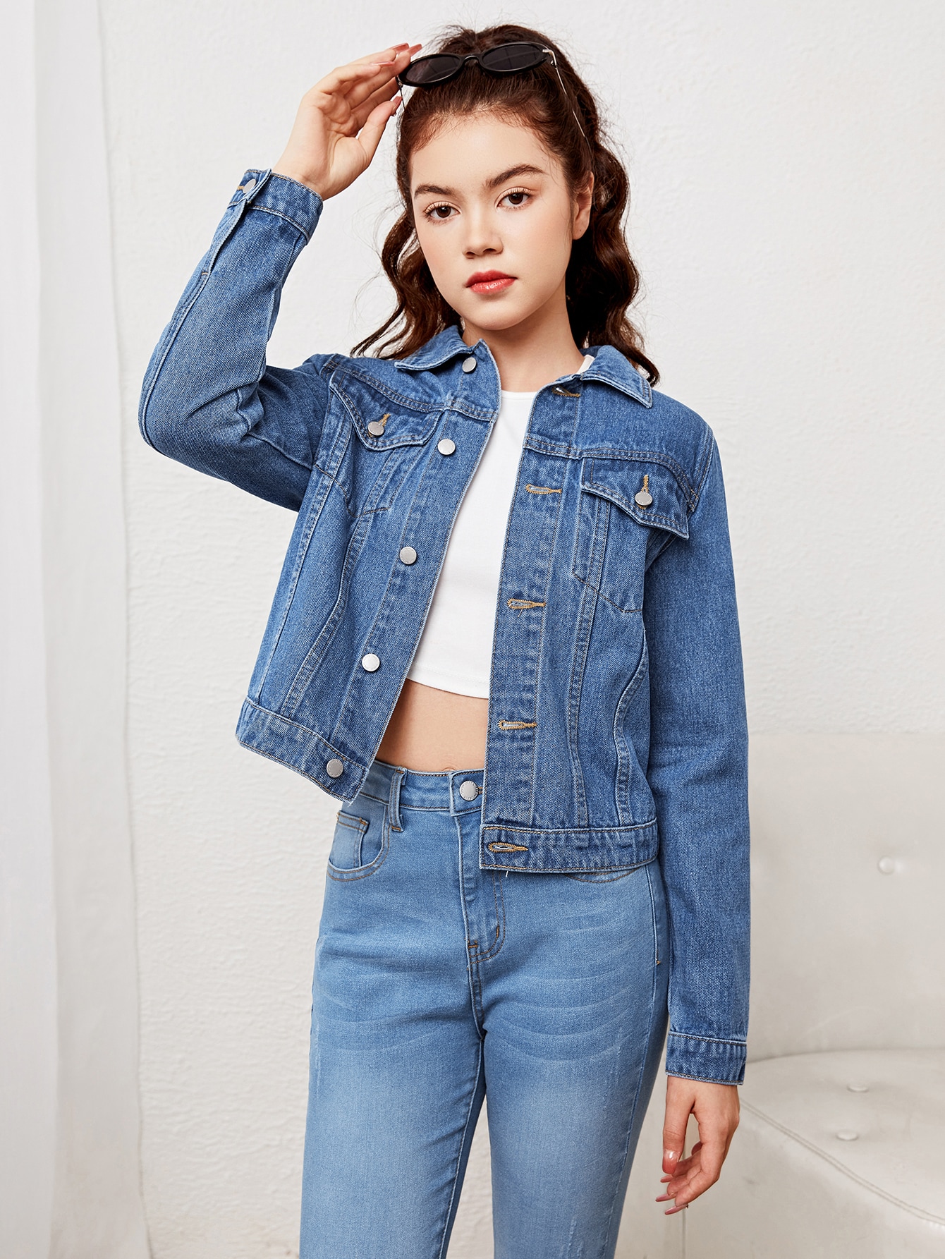 Teen Girls Denim Jackets & Coats