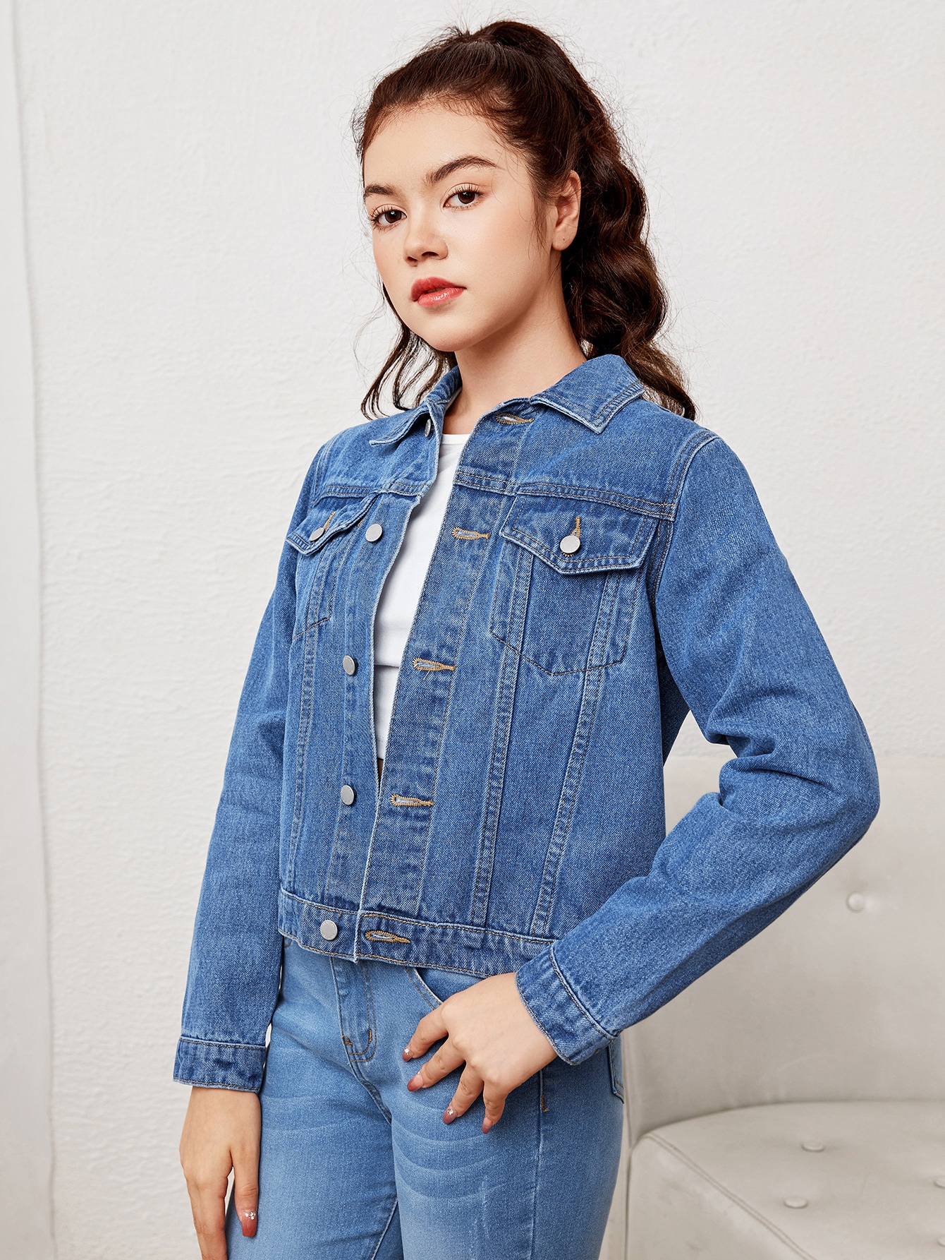 Teen Girls Denim Jackets & Coats