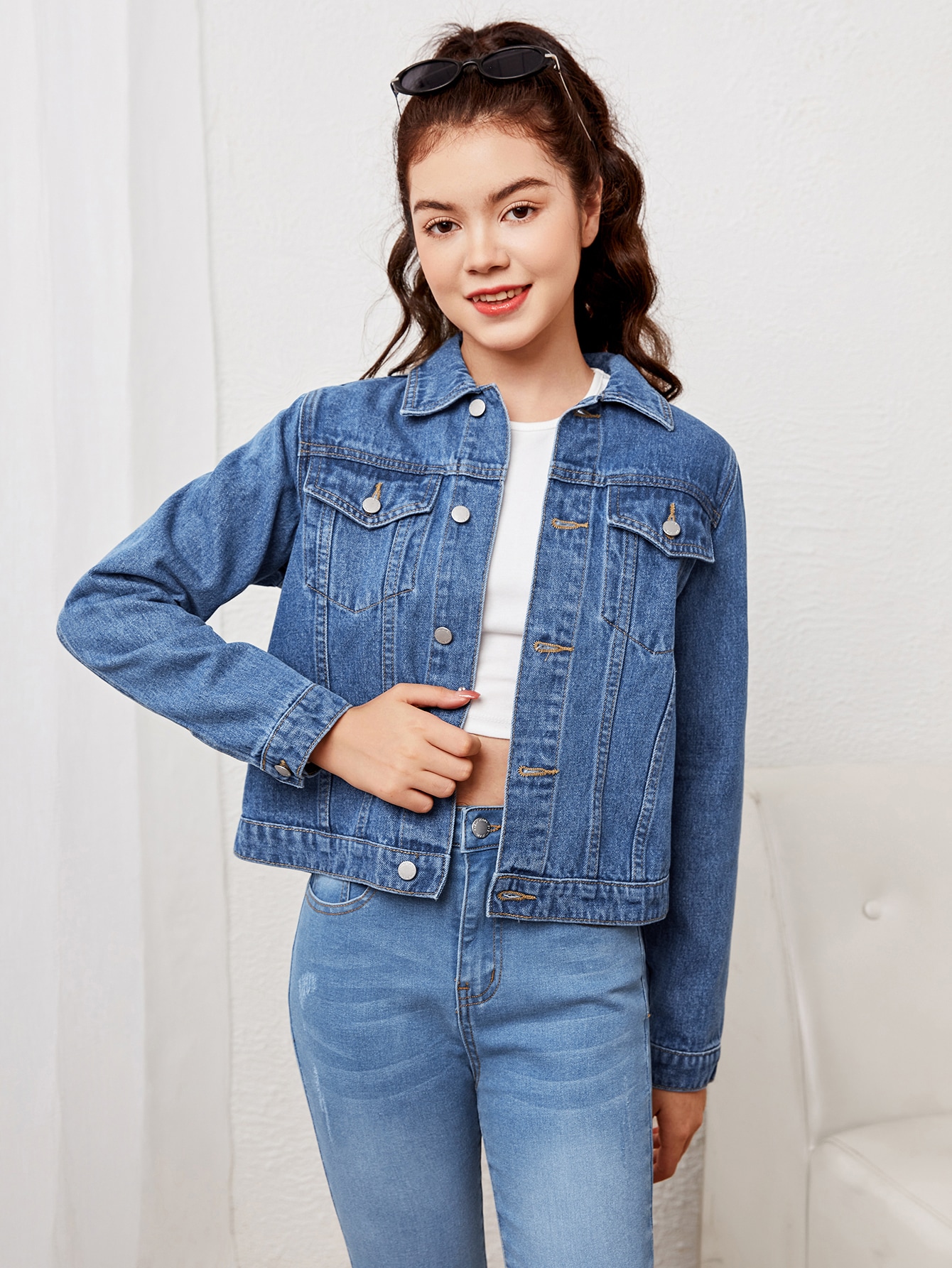 Teen Girls Denim Jackets & Coats