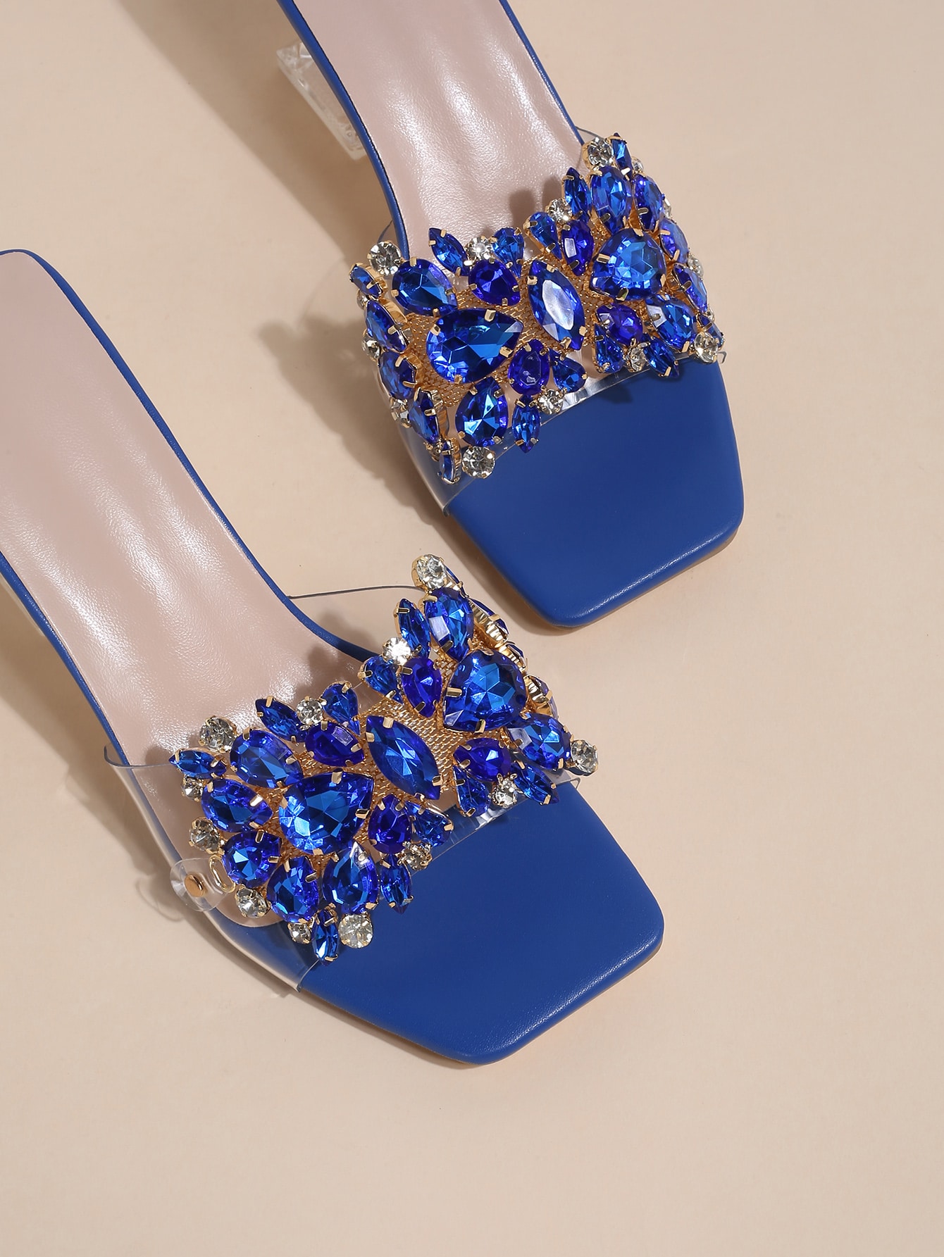 In Blue Women Heeled Sandals