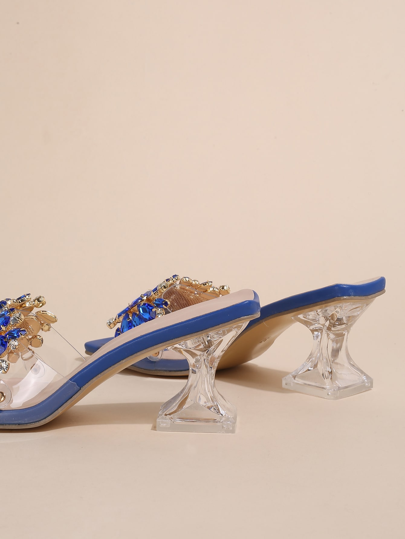 In Blue Women Heeled Sandals