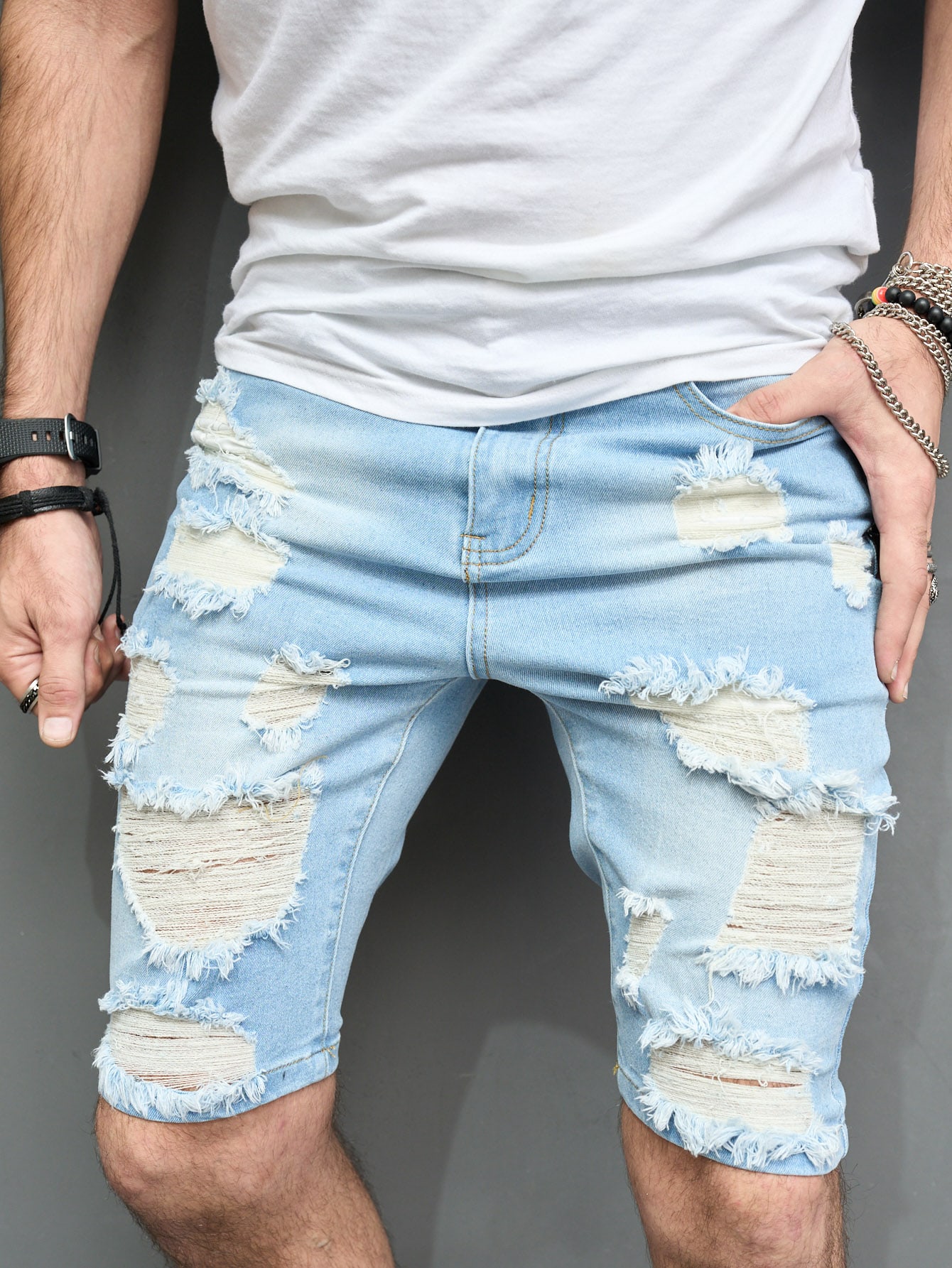 Men Denim Shorts