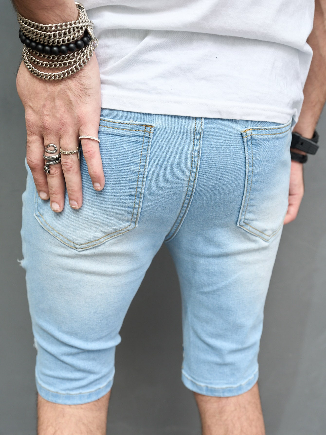 Men Denim Shorts