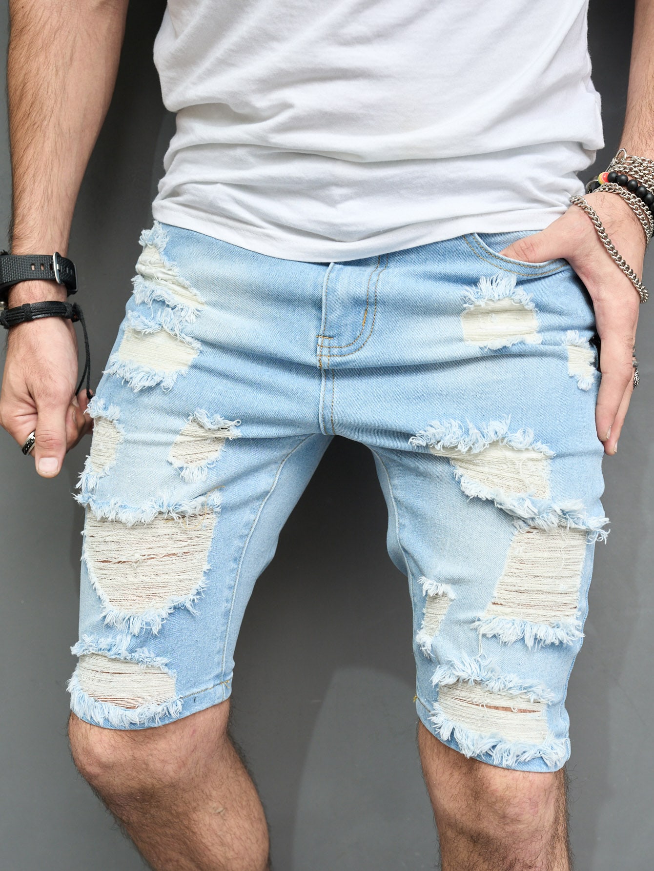 Men Denim Shorts