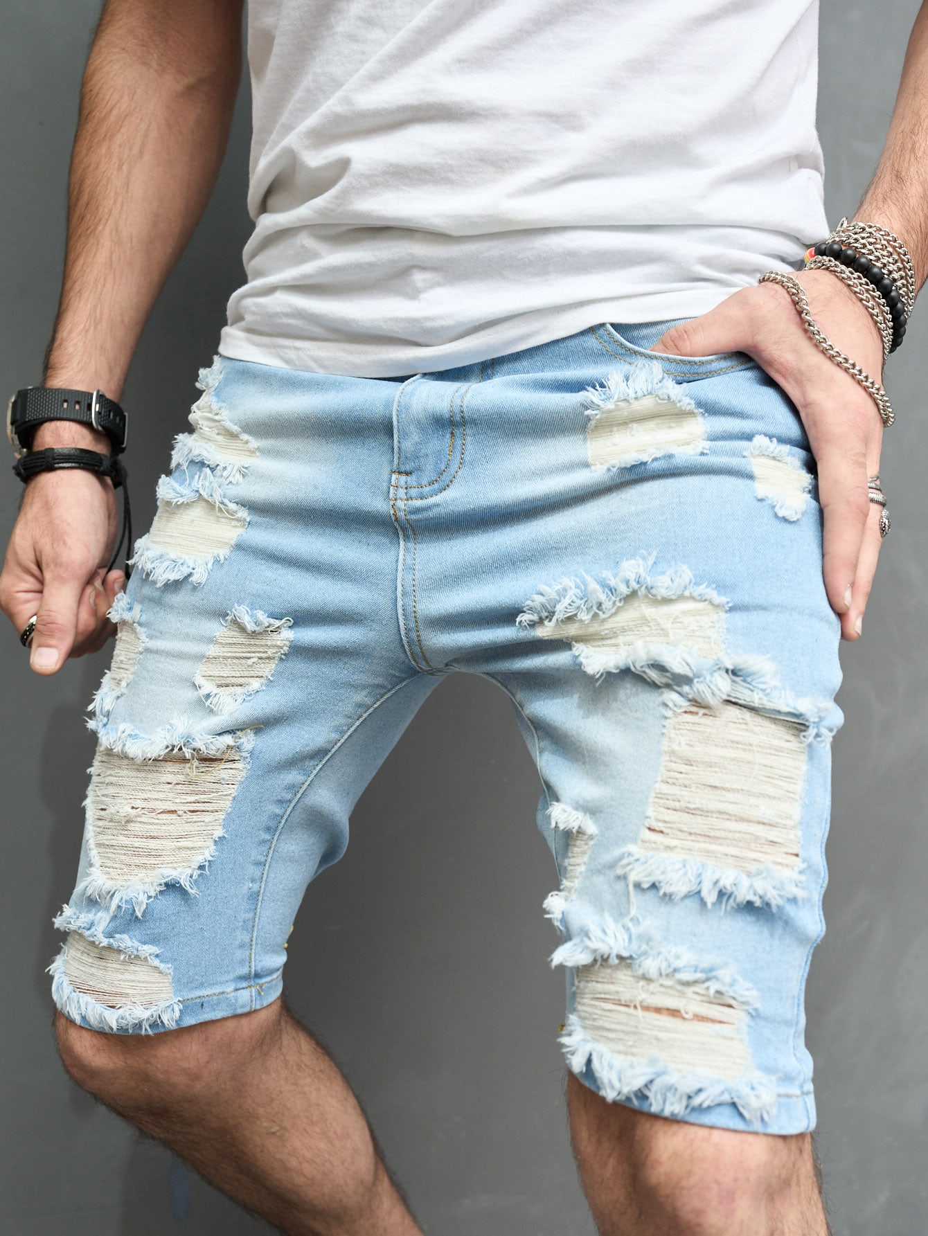 Men Denim Shorts