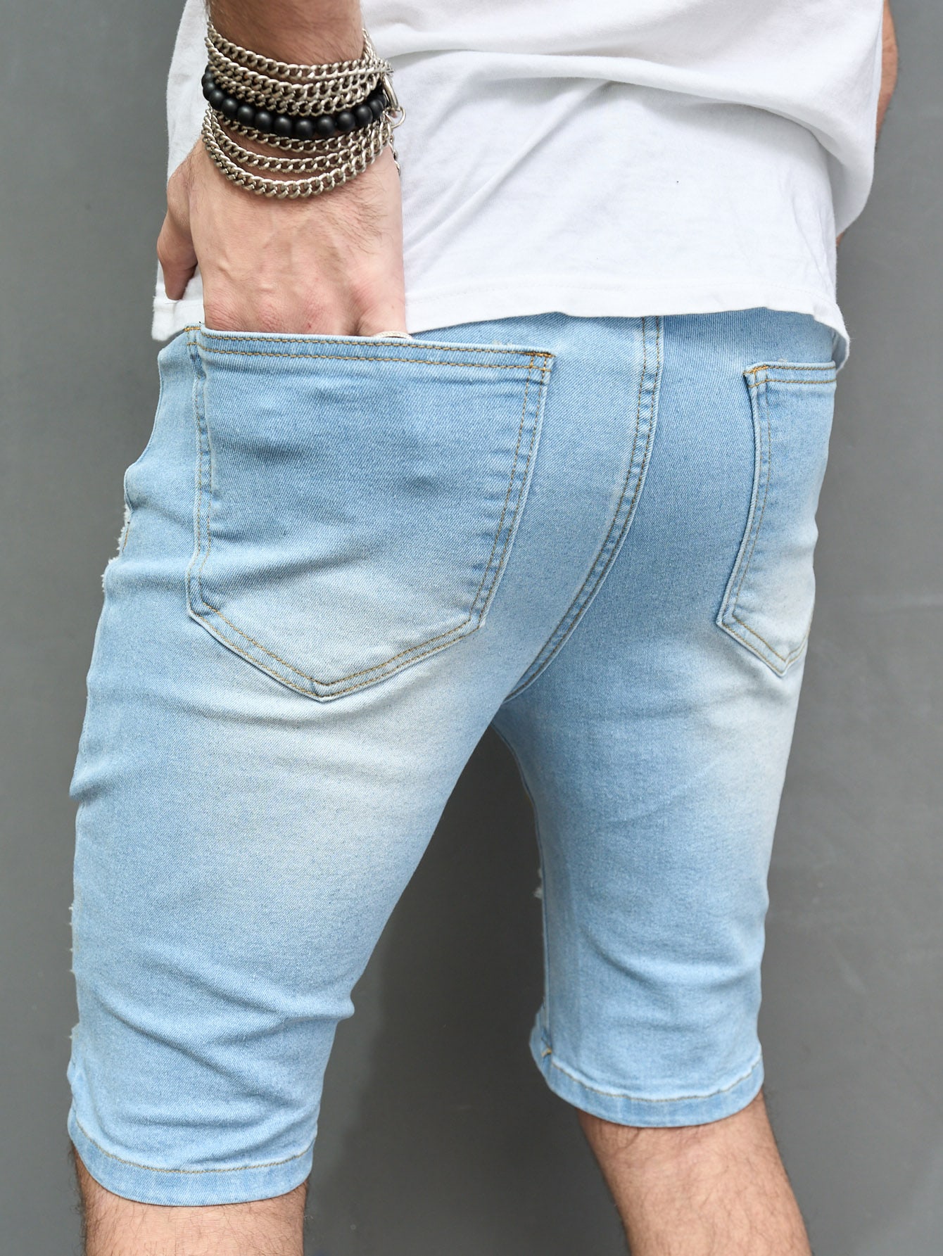 Men Denim Shorts