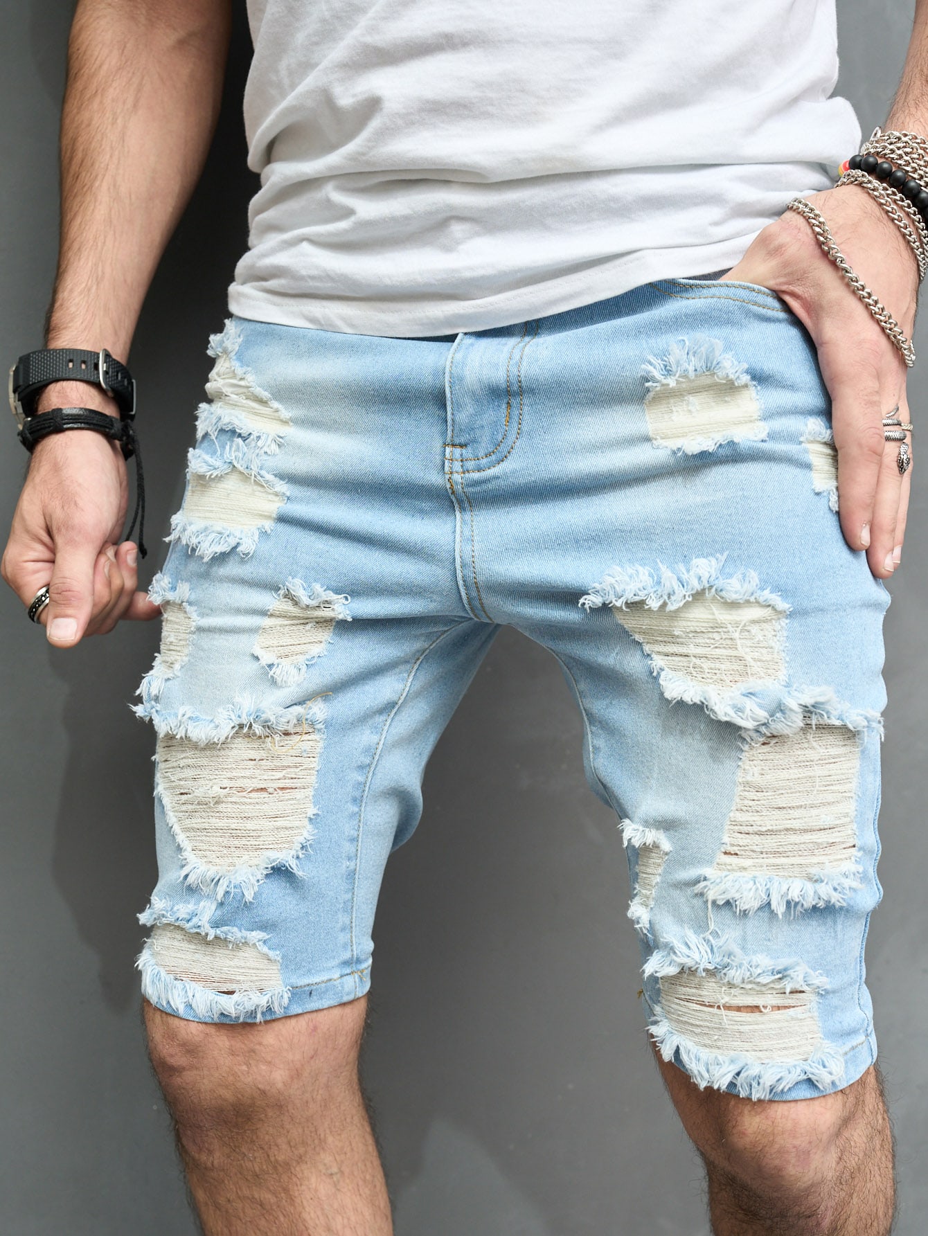 Men Denim Shorts