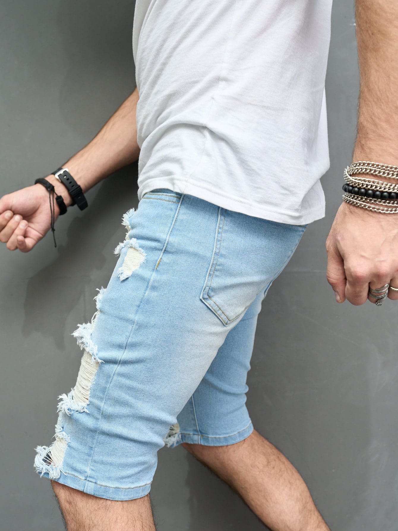 Men Denim Shorts