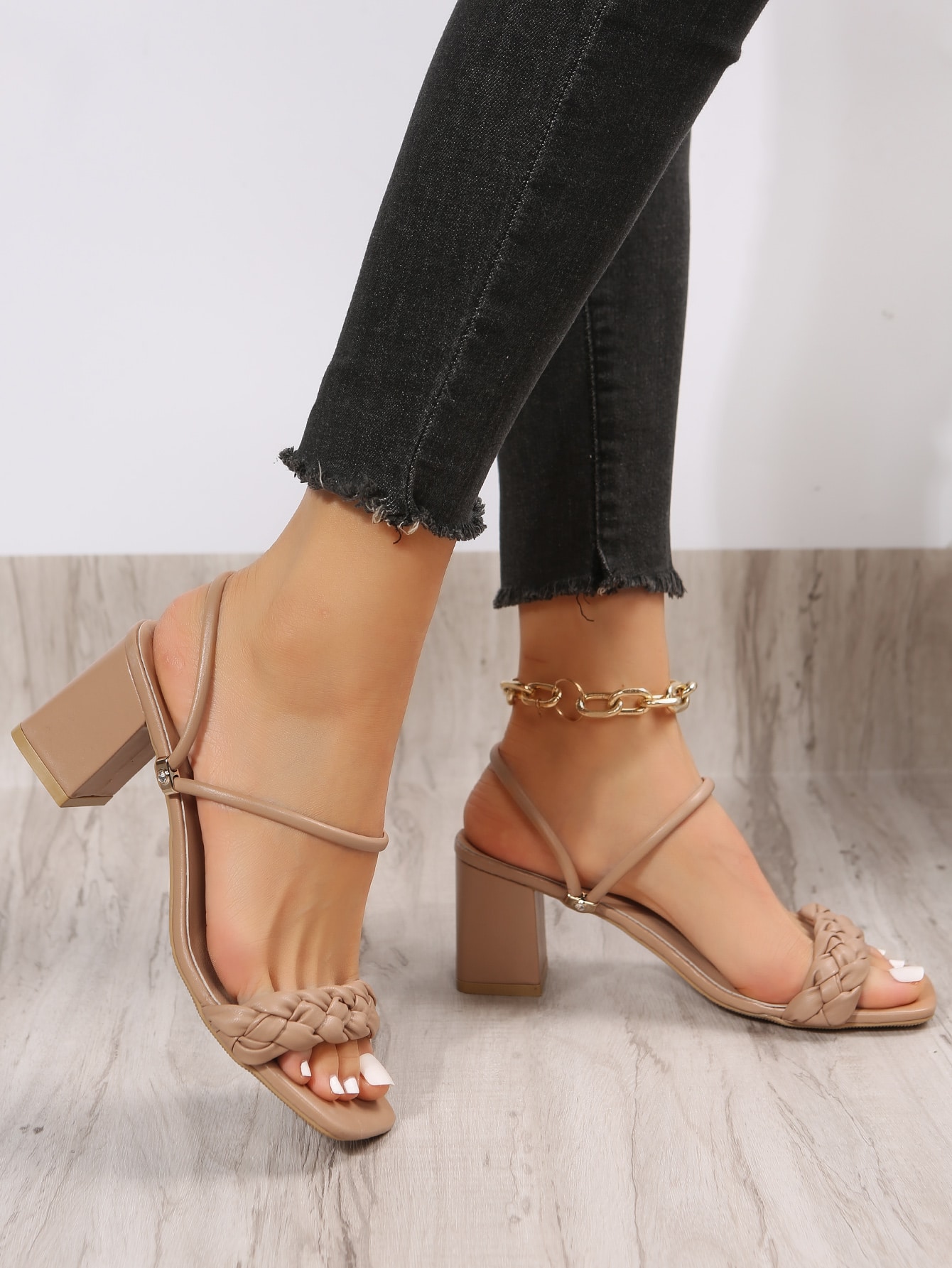 In Apricot Women Heeled Sandals