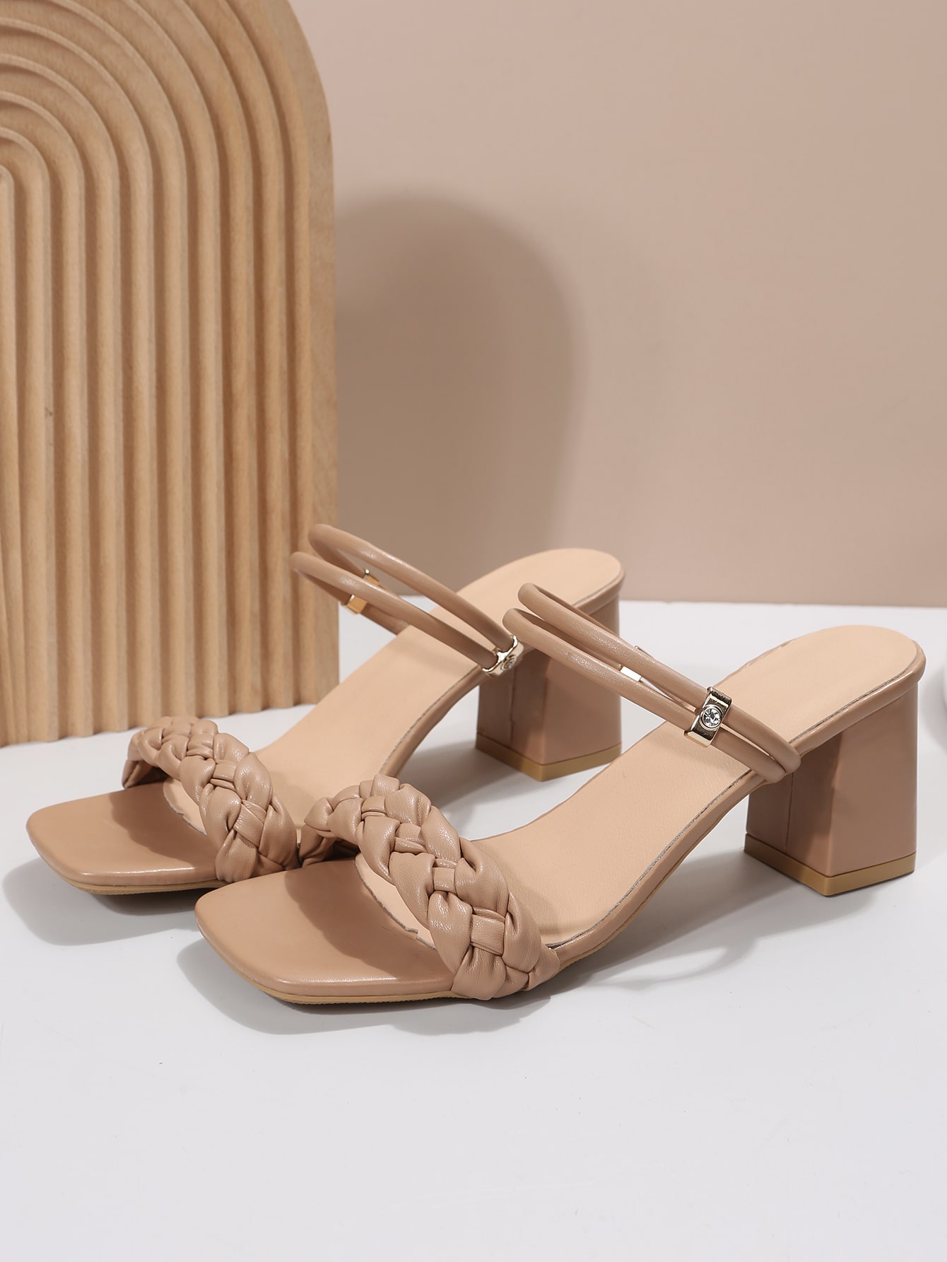 In Apricot Women Heeled Sandals