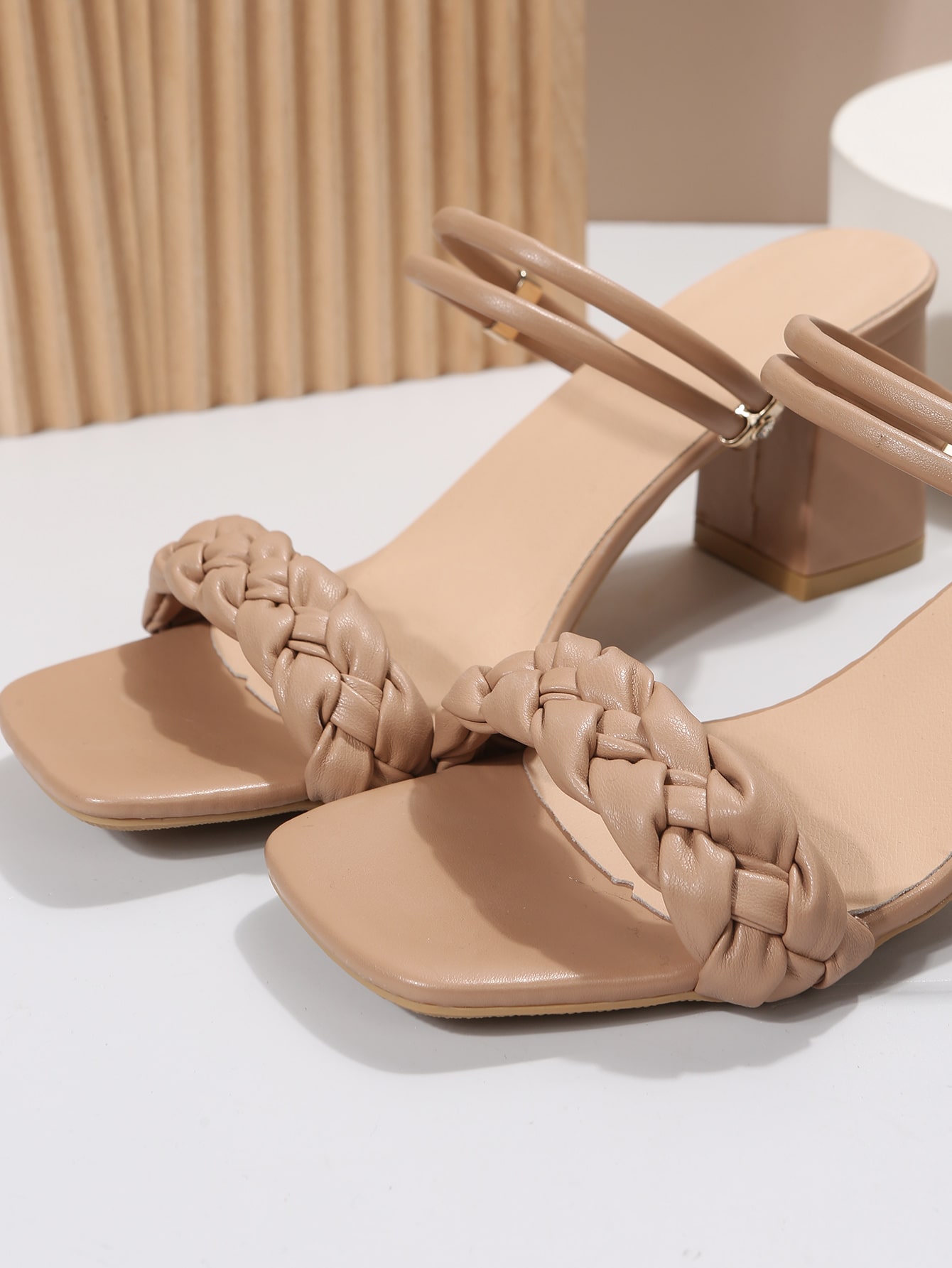 In Apricot Women Heeled Sandals