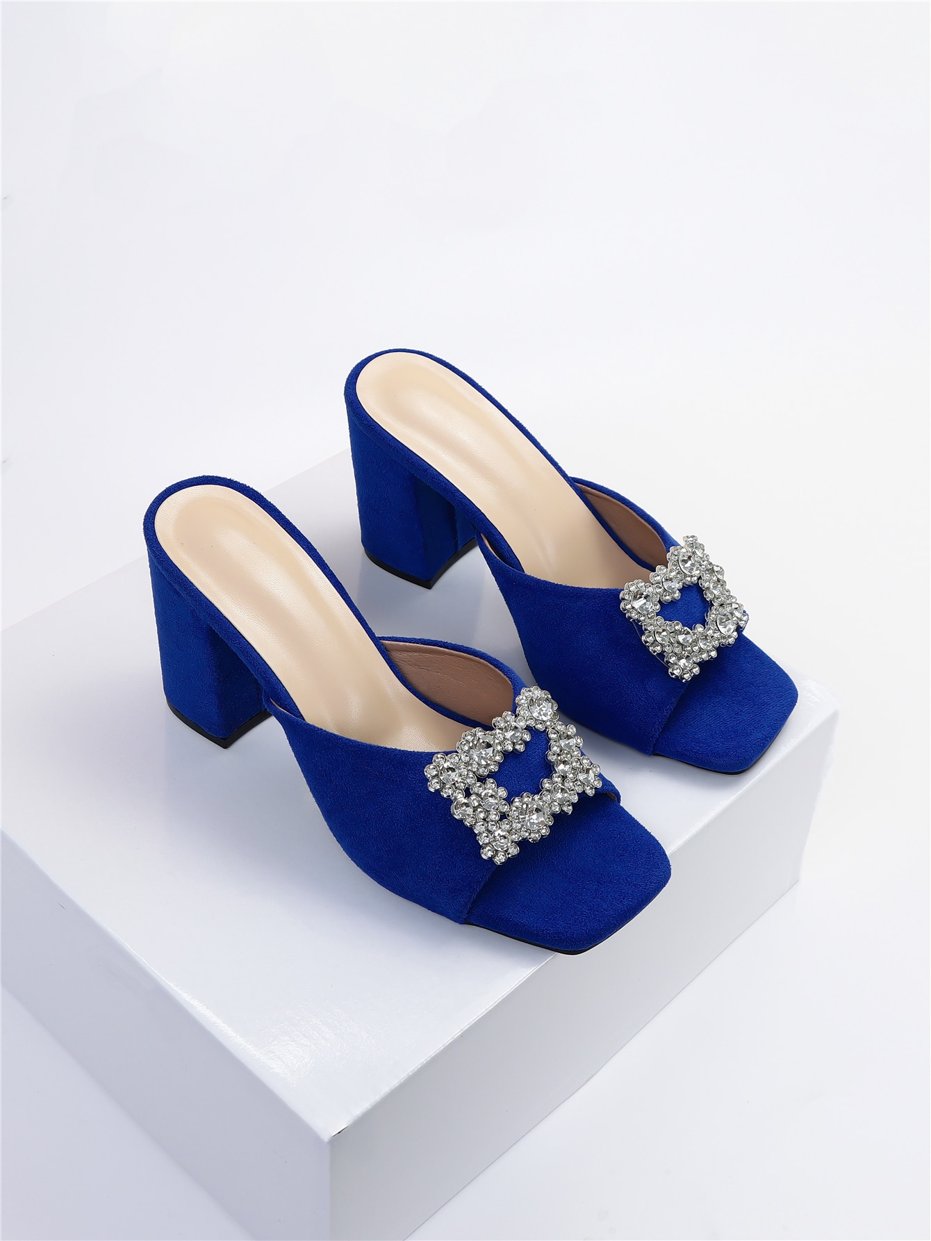 In Blue Women Heeled Sandals