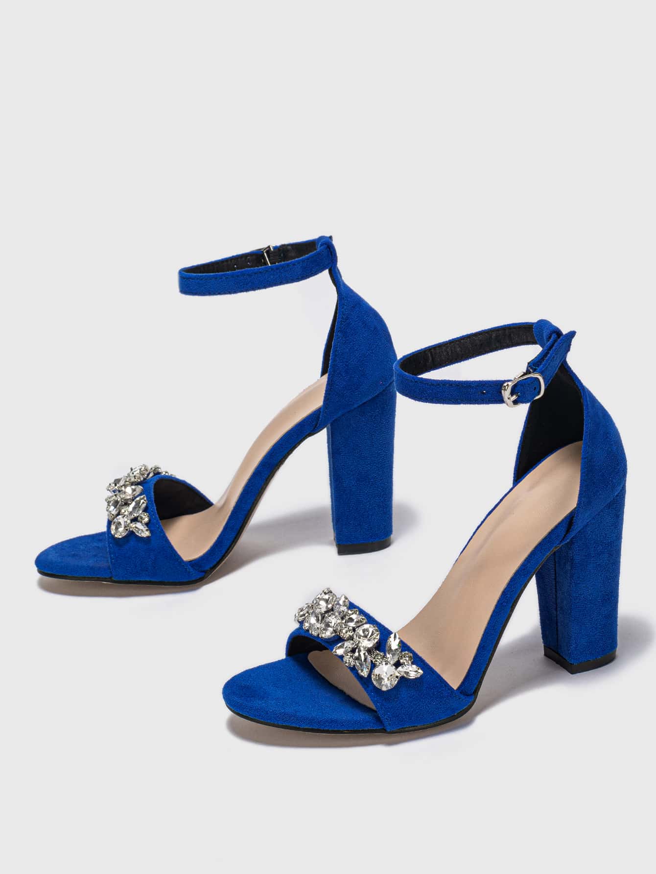 In Blue Women Heeled Sandals