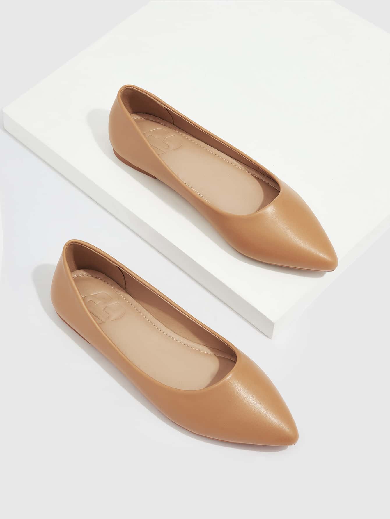 In Brown Women Flats