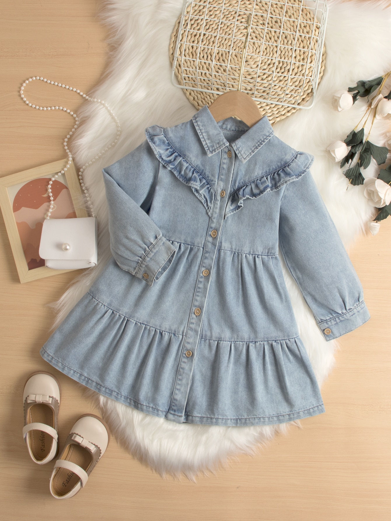 Young Girls Denim Dresses