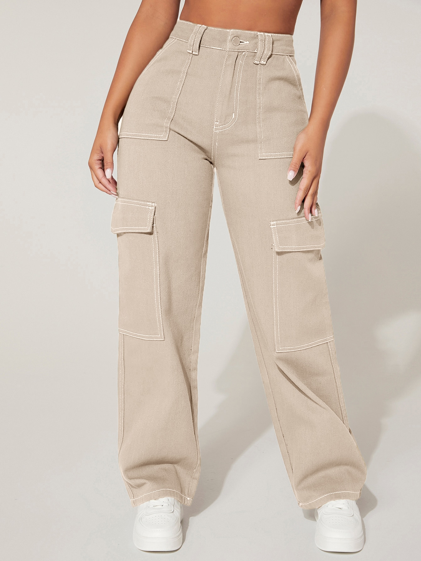 In Beige Women Jeans