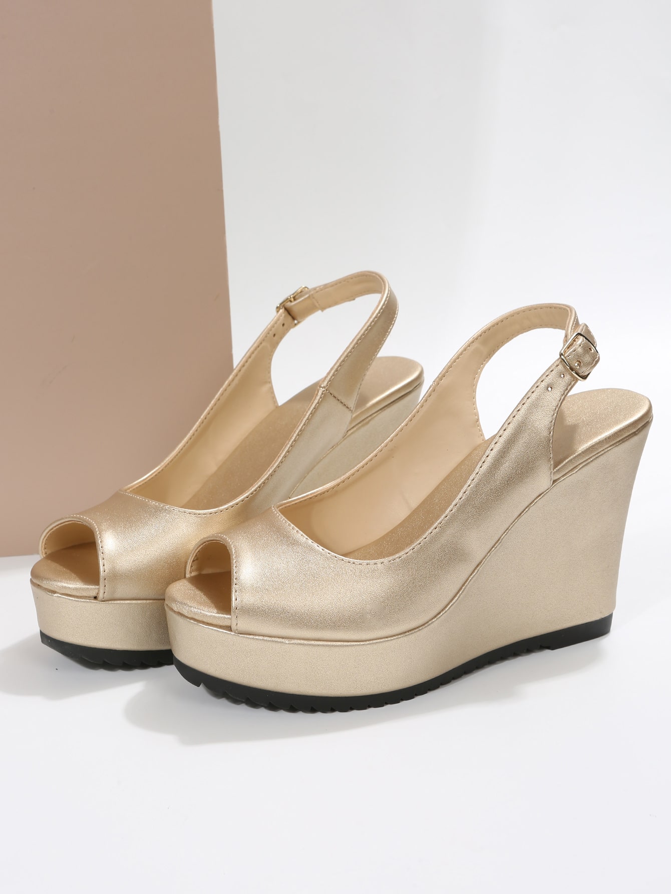 In Gold Women Wedges & Flatform