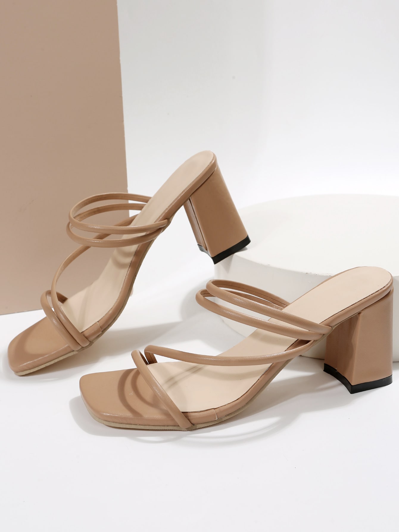 In Apricot Women Heeled Sandals