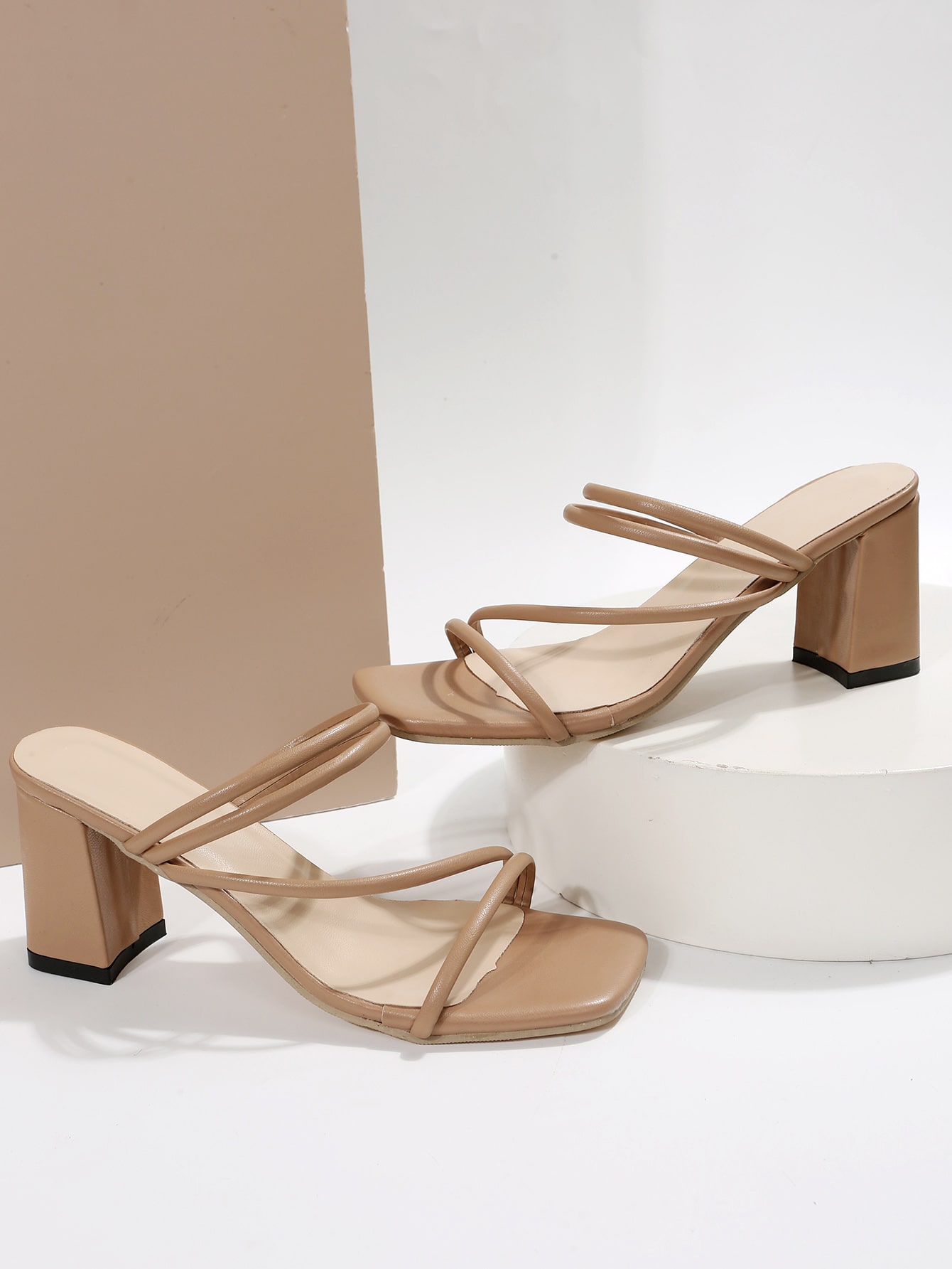 In Apricot Women Heeled Sandals