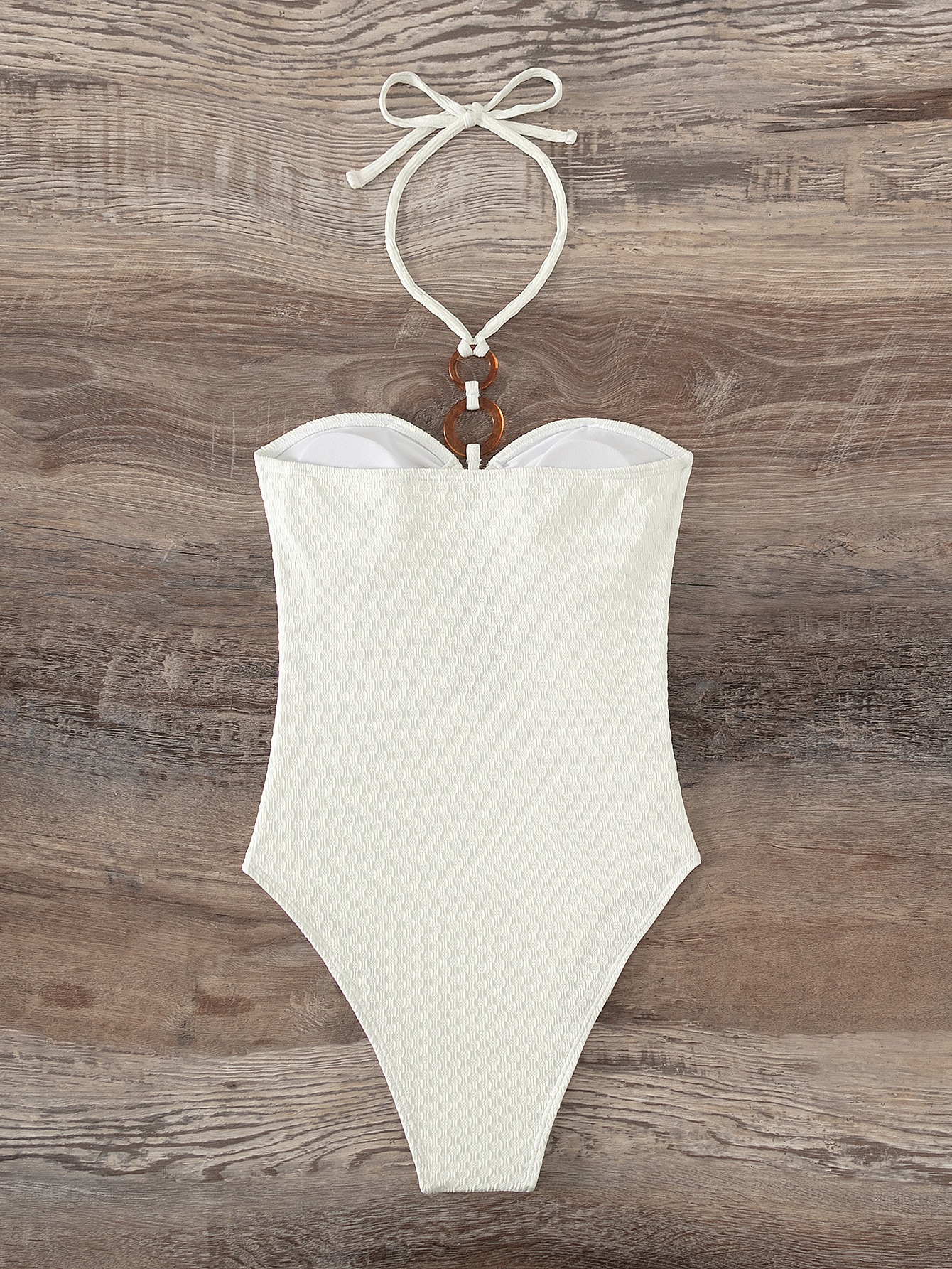 In Beige Women One-Pieces