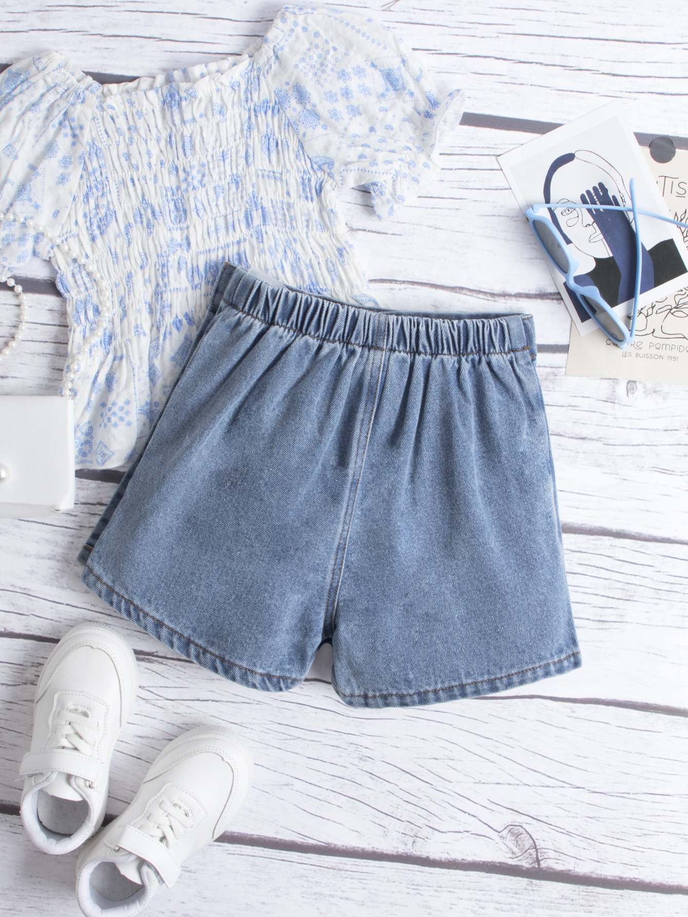 Young Girls Denim Shorts