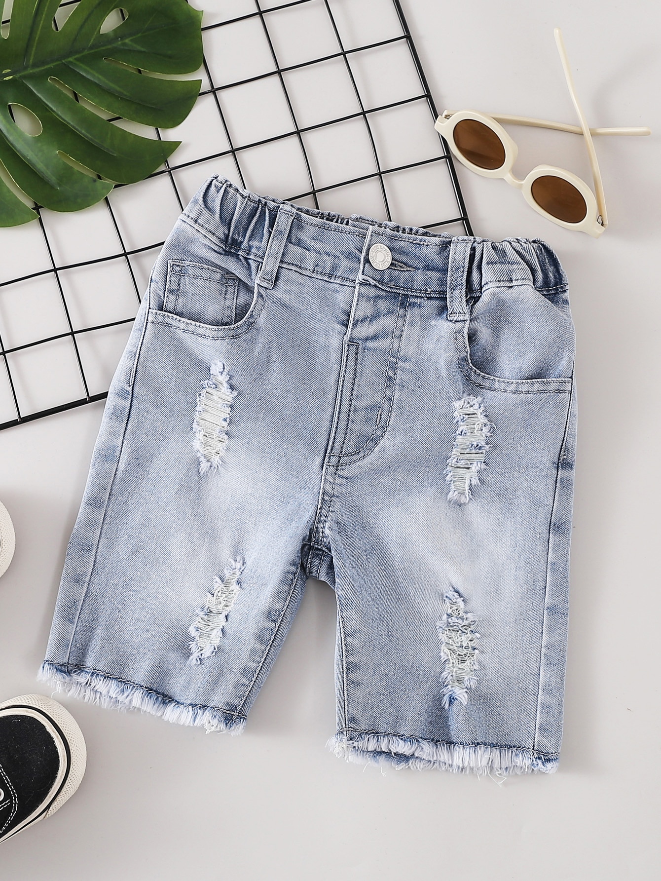 Young Boys Denim Shorts