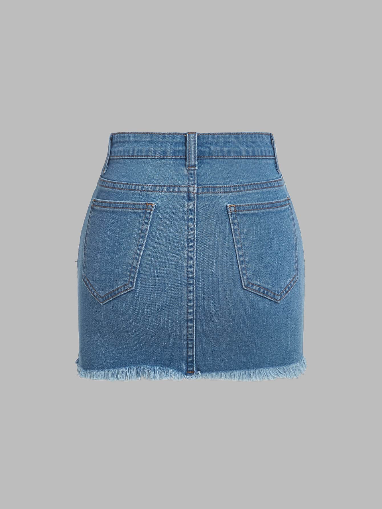 Plus Size Denim Skirts