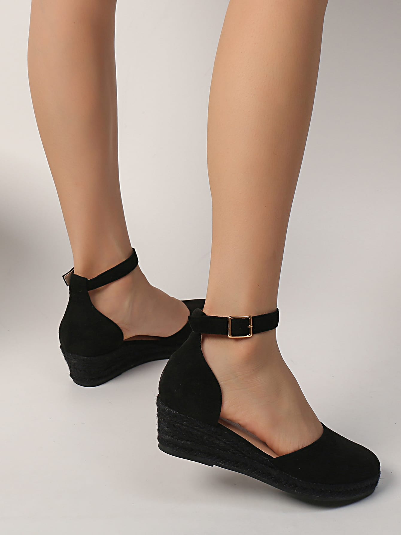 In Black Women Wedges & Flatform