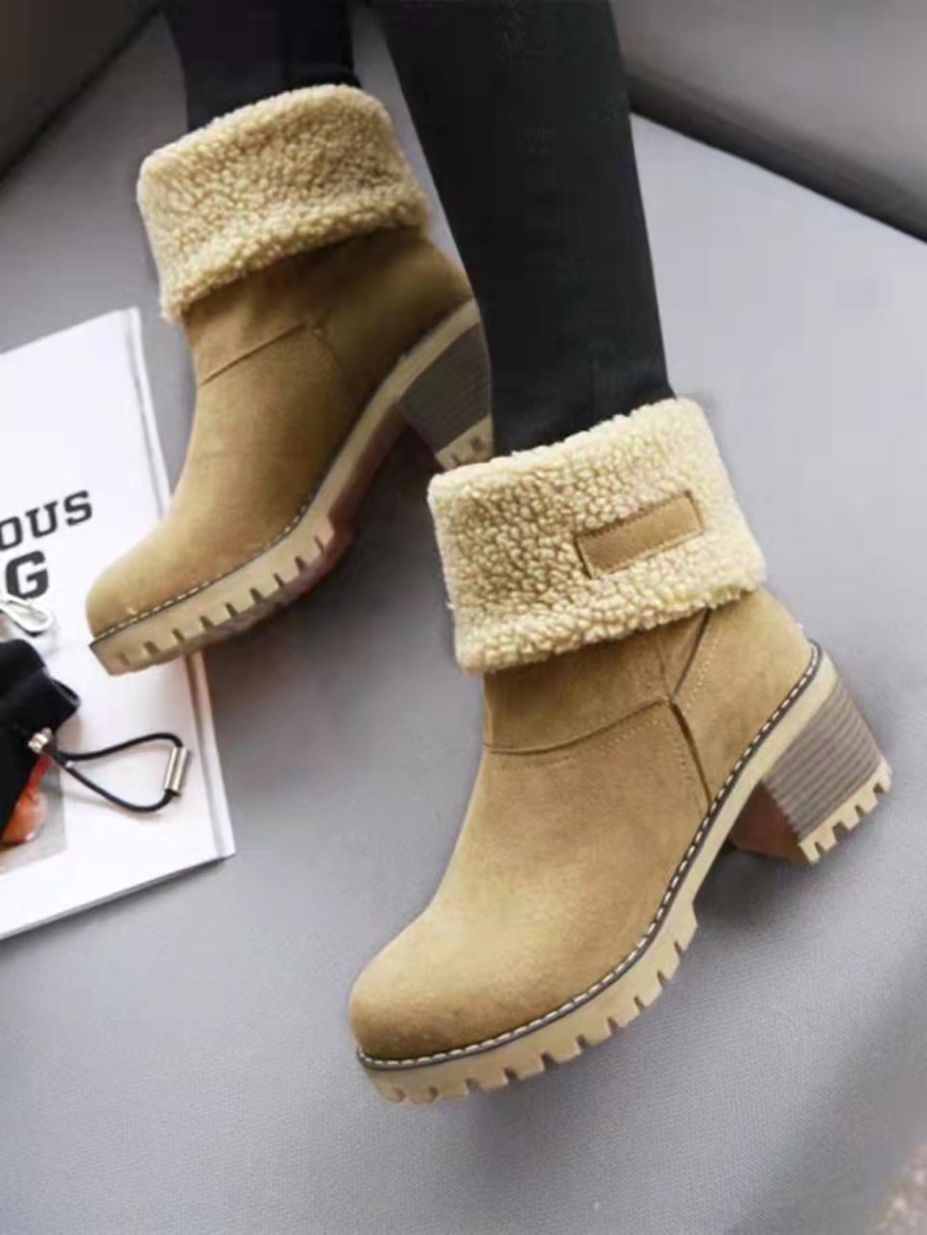 In Camel Women Fashion Boots