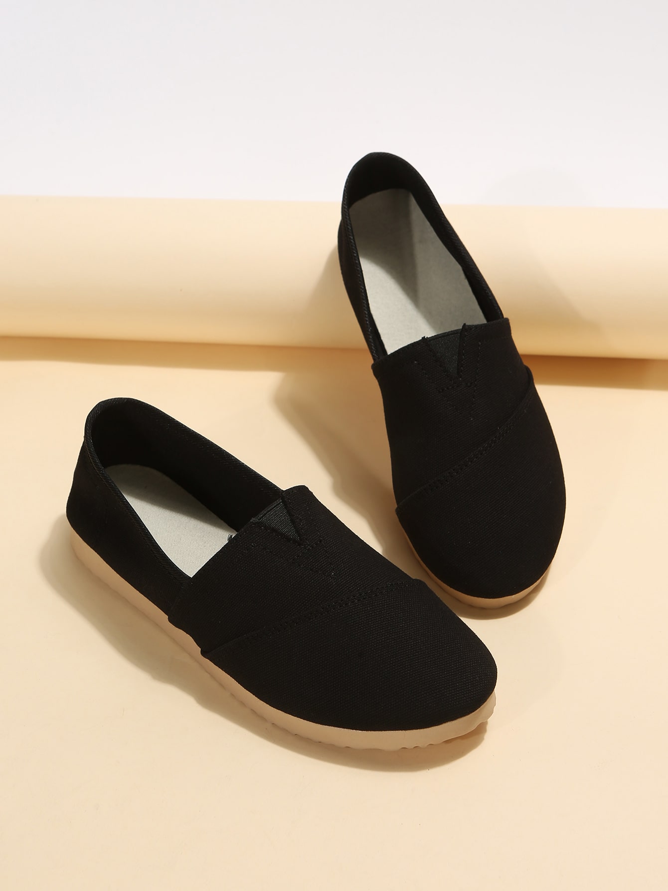 In Black Women Flats