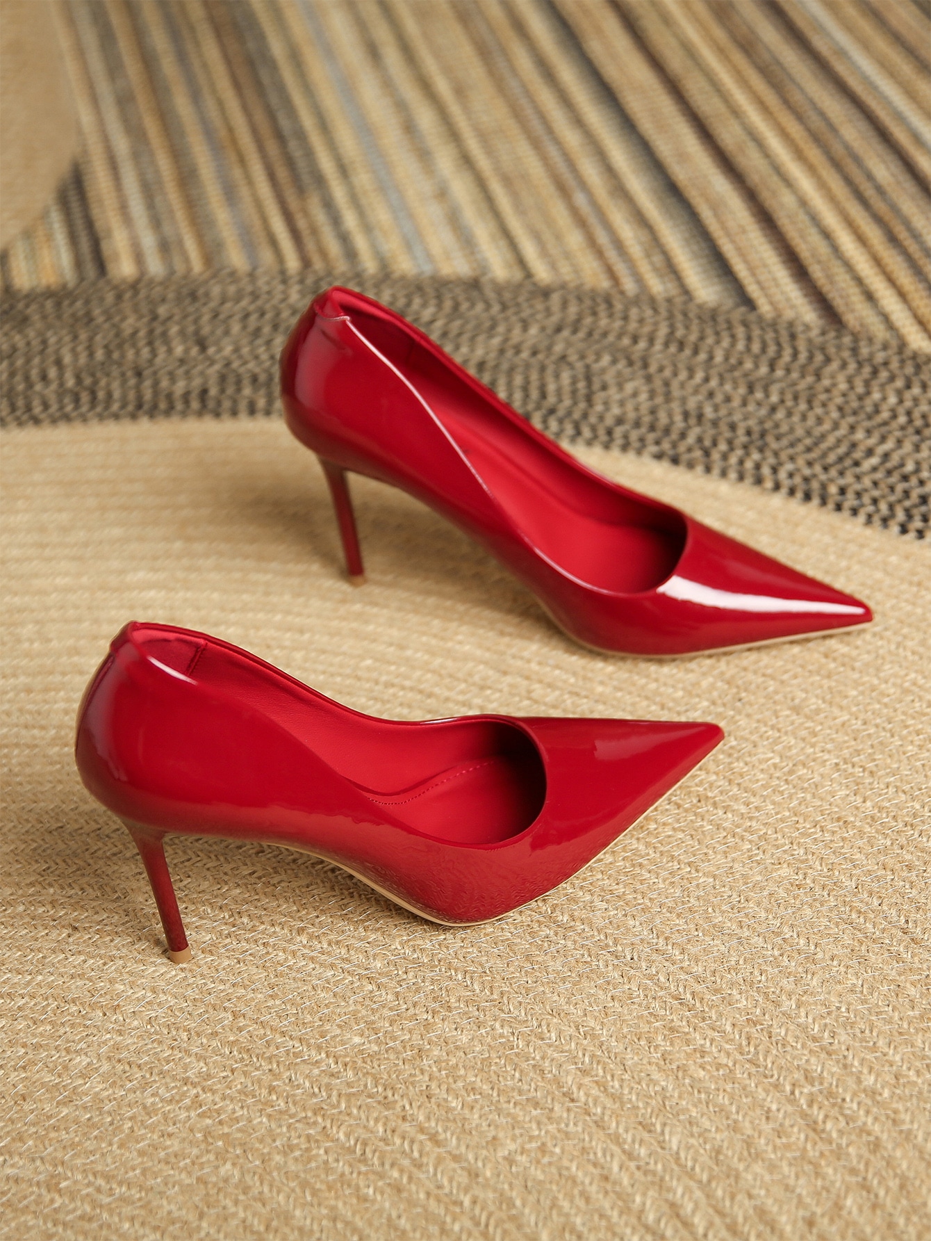 In Red Women Pumps