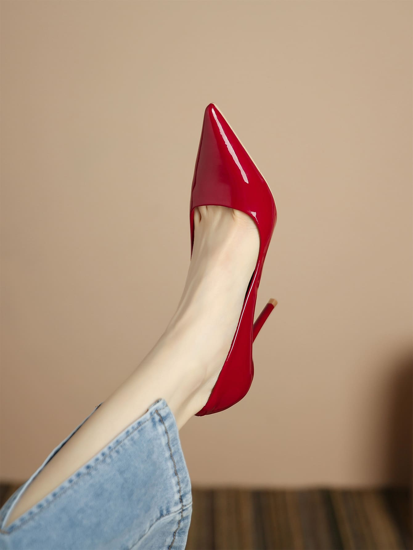 In Red Women Pumps