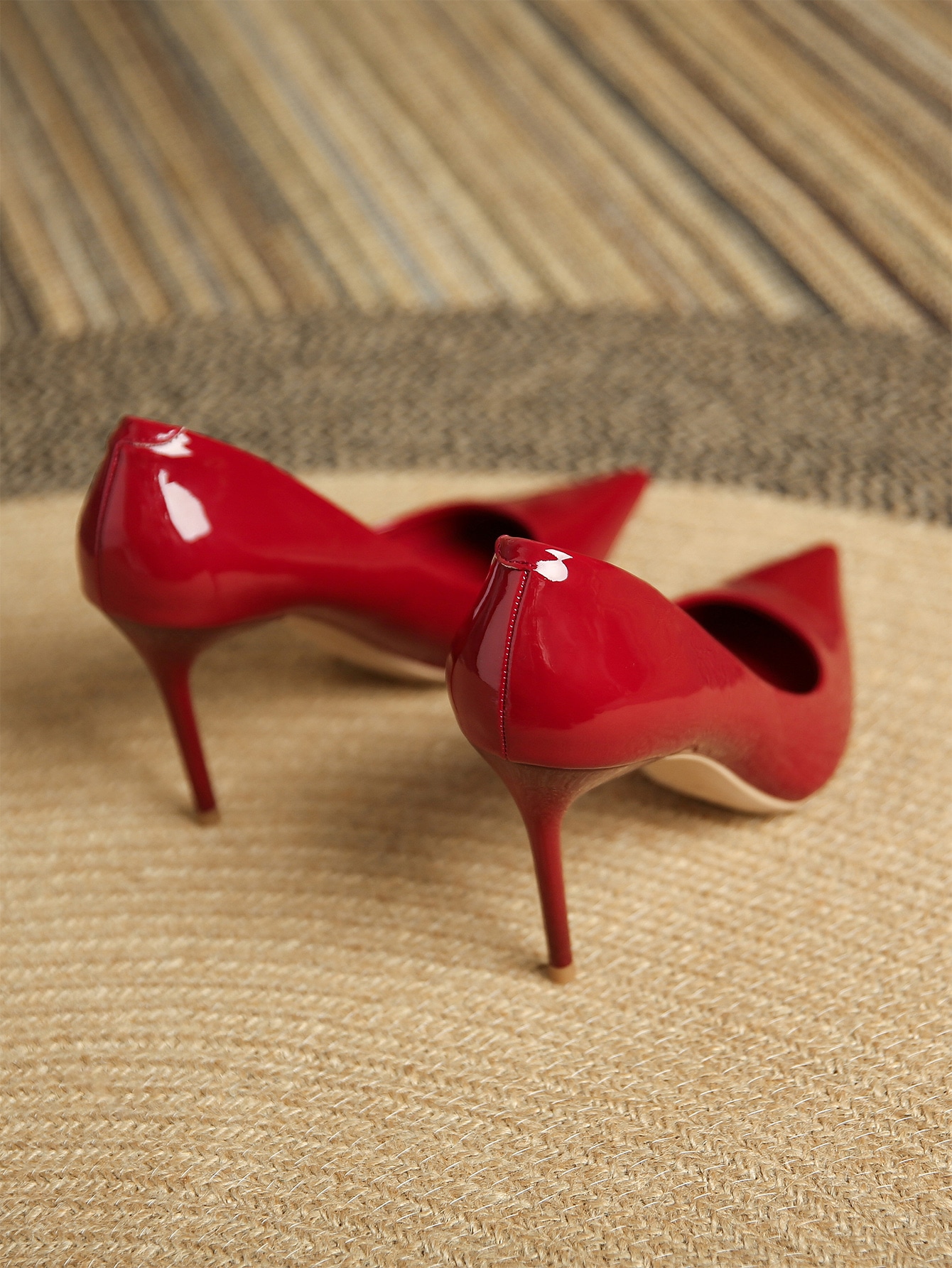 In Red Women Pumps