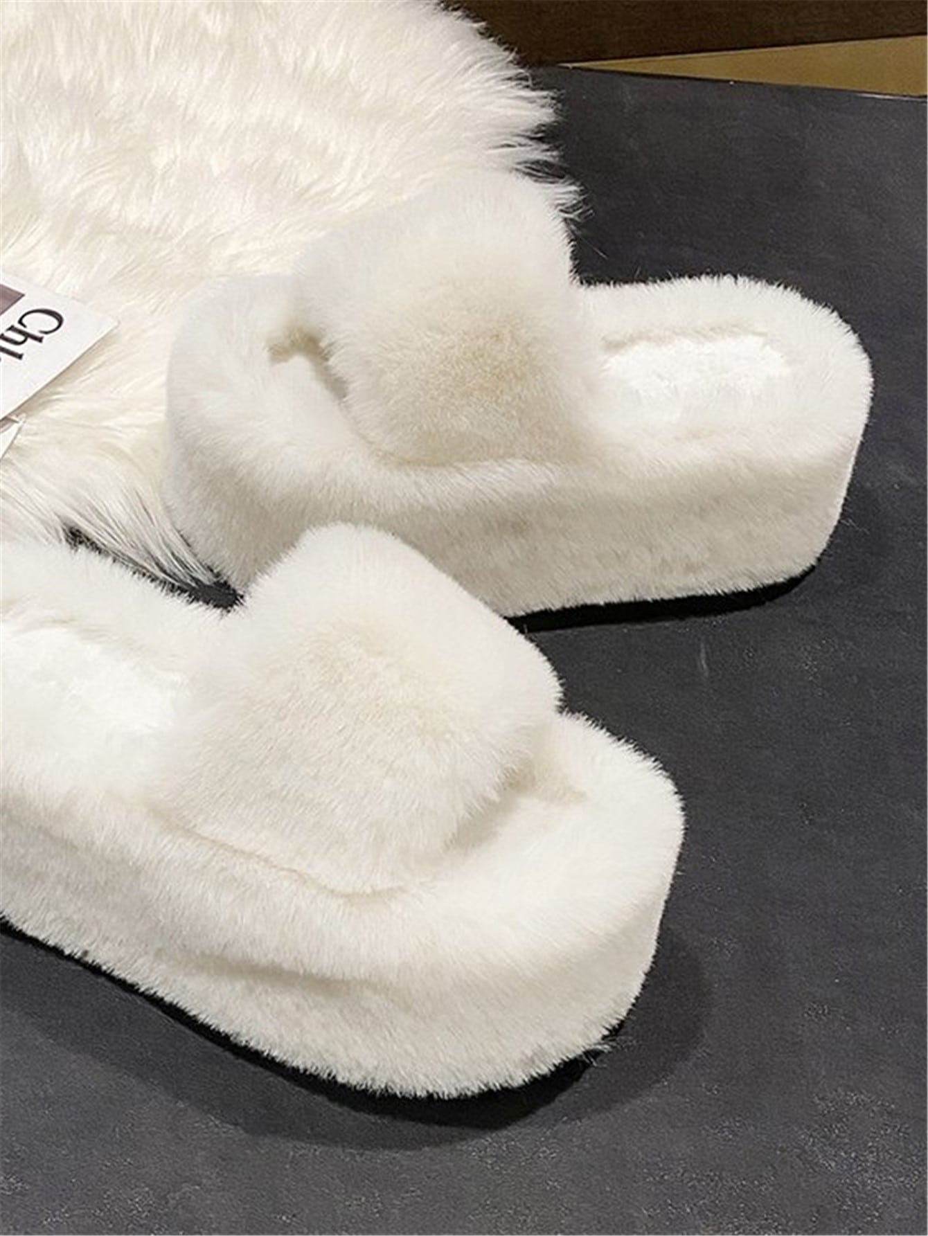 In Beige Women Home Slippers