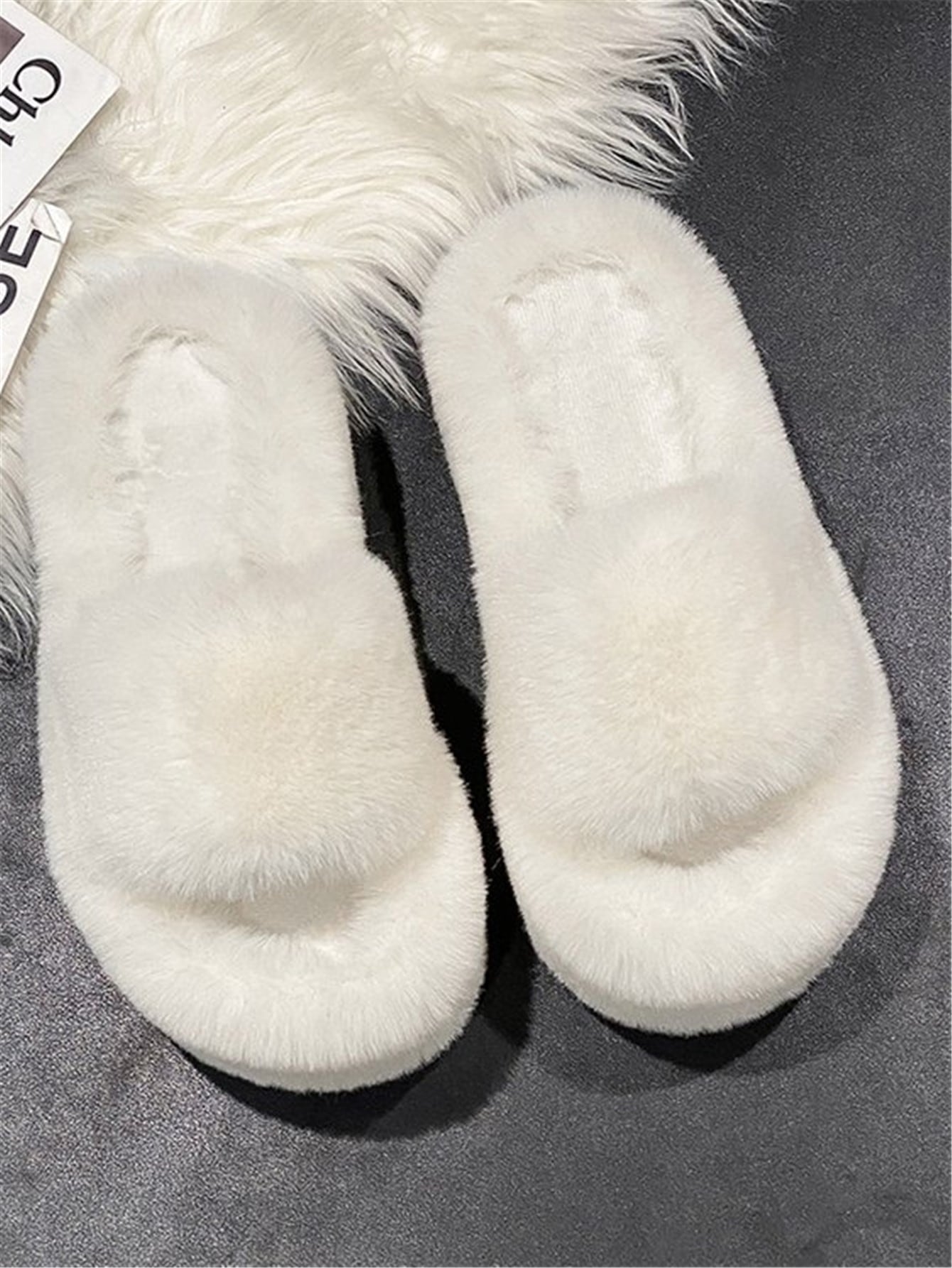 In Beige Women Home Slippers