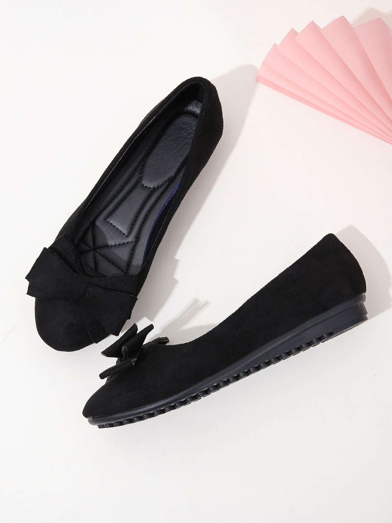 In Black Women Flats