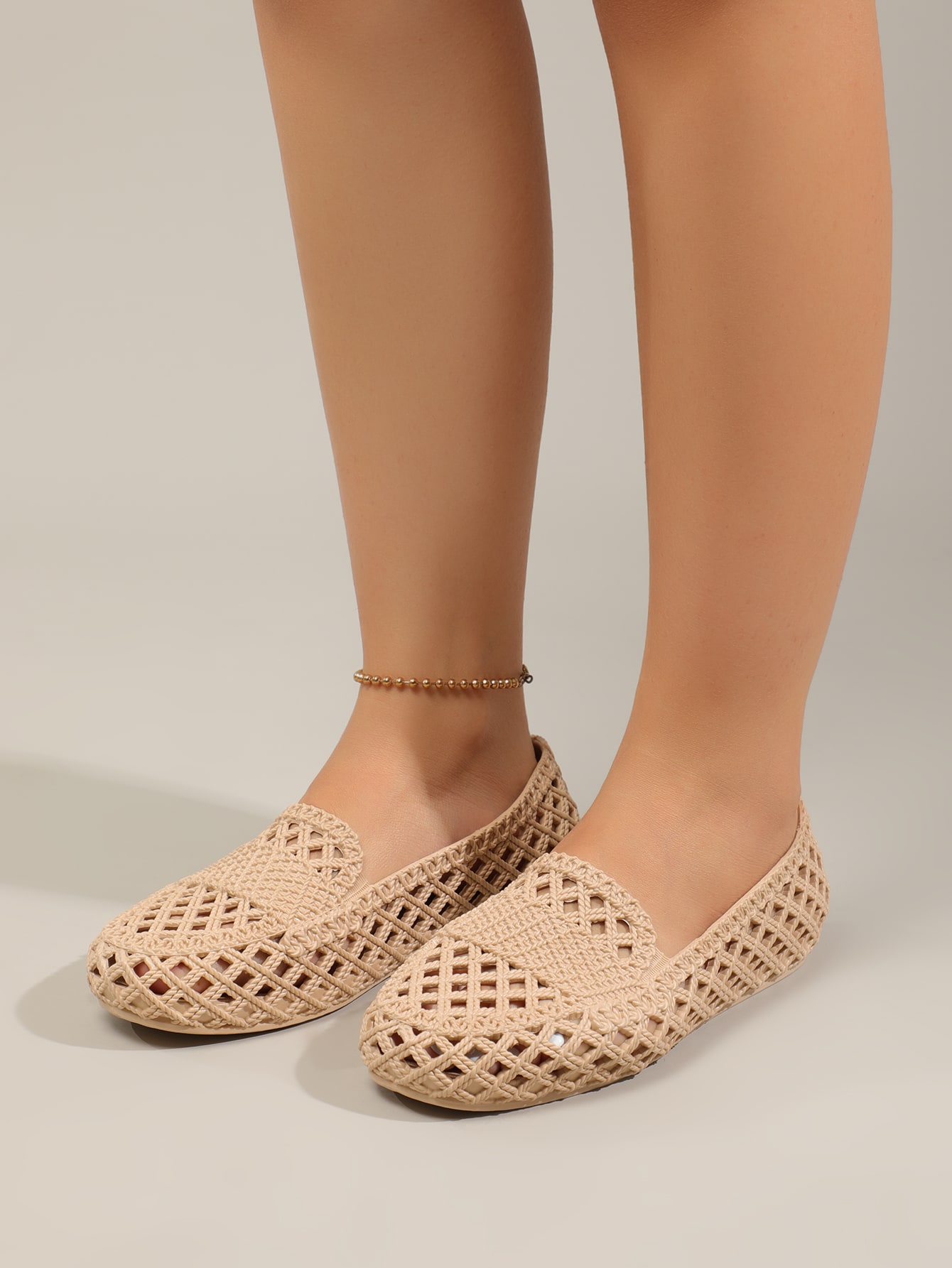 In Apricot Women Flats