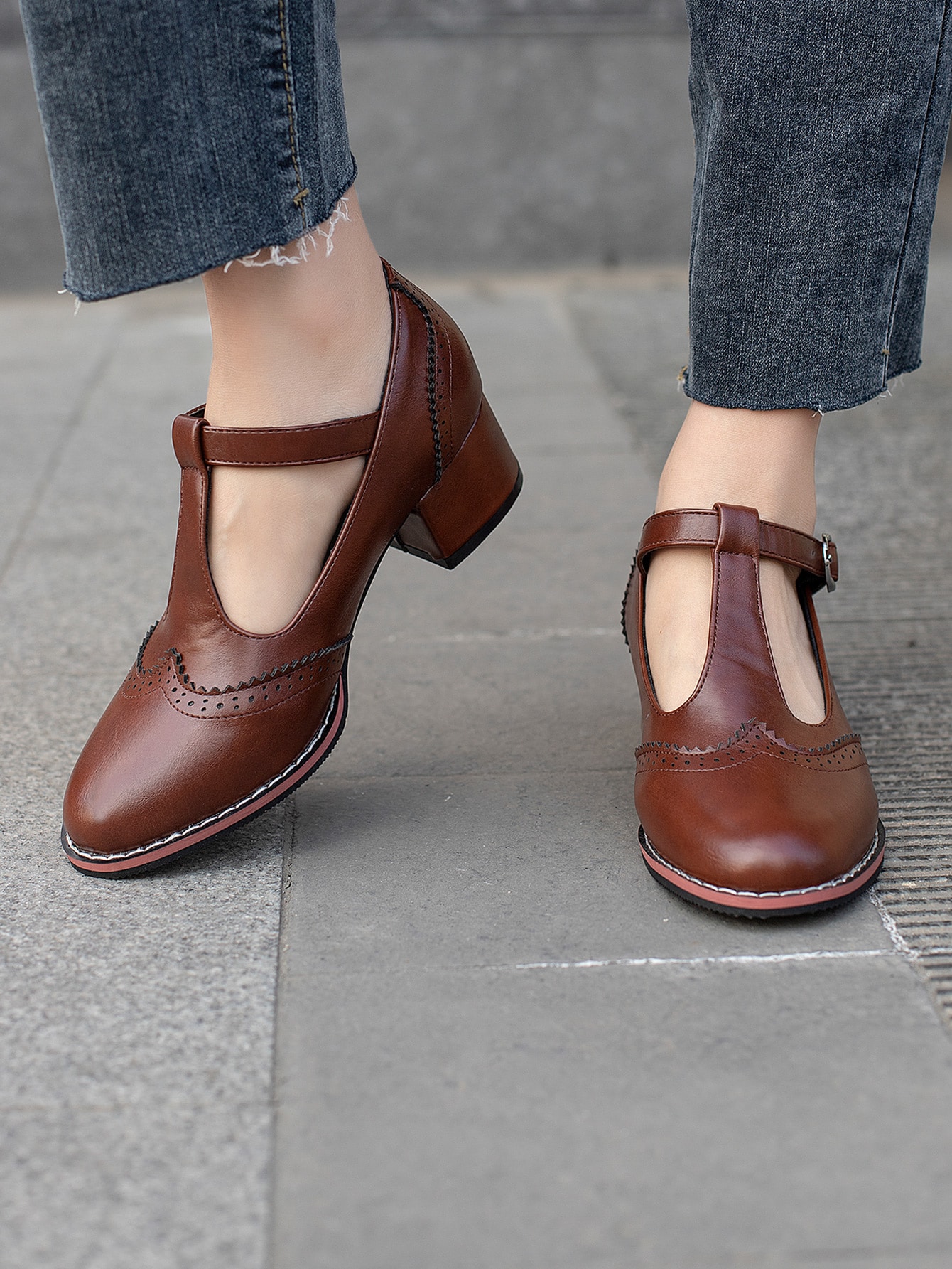 In Coffee Brown Women Pumps