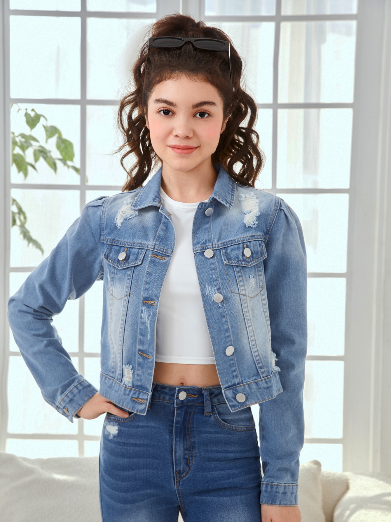 Teen Girls Denim Jackets & Coats