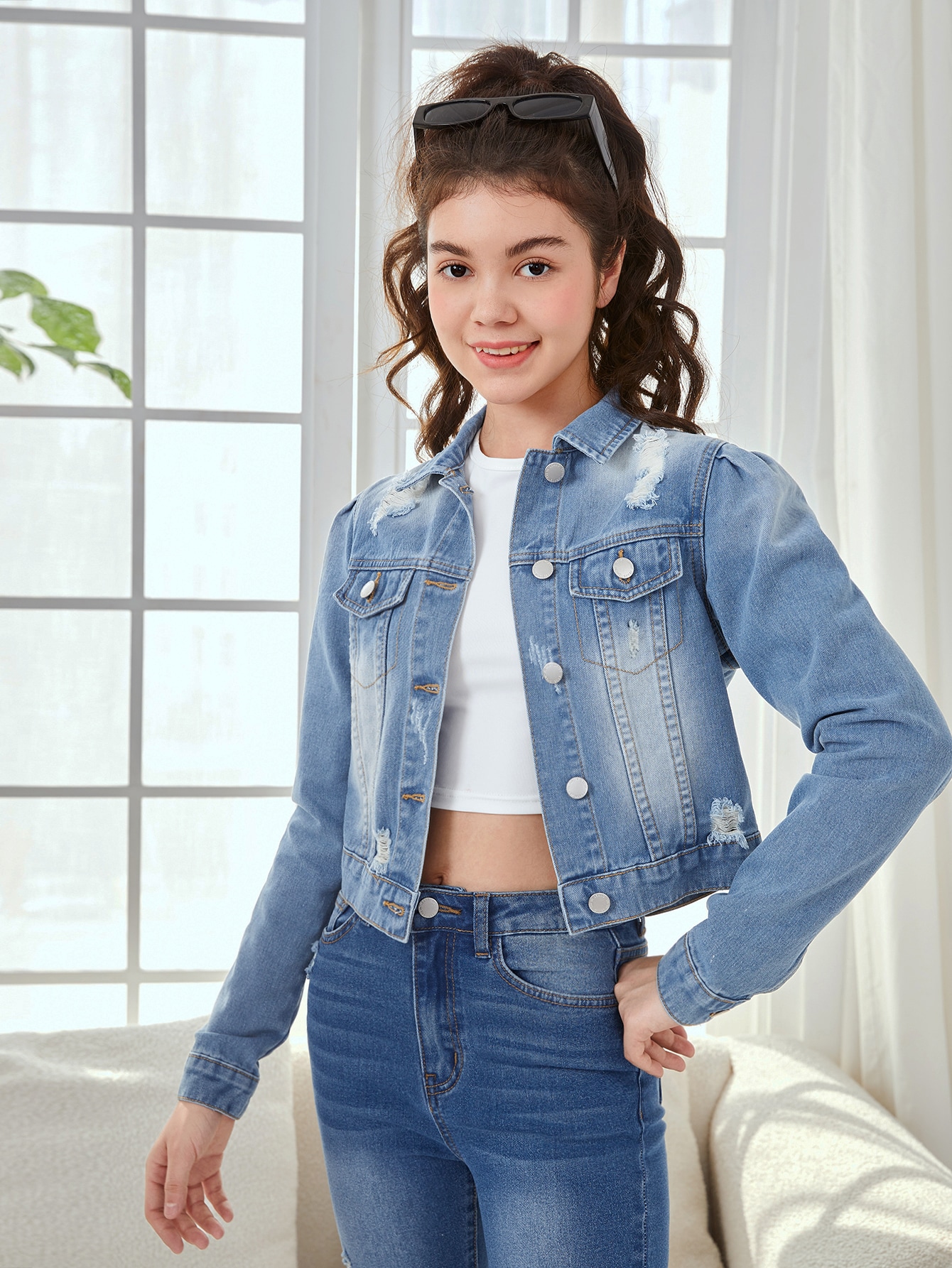 Teen Girls Denim Jackets & Coats