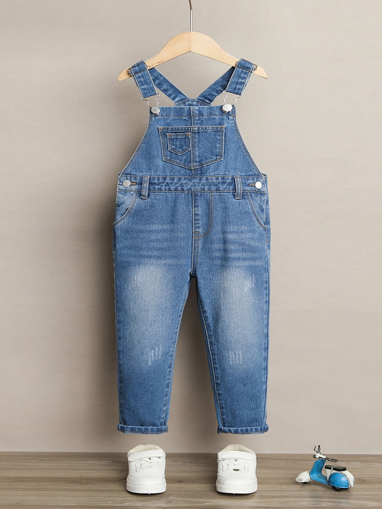 Young Boys Denim Overalls & Jumpsuits