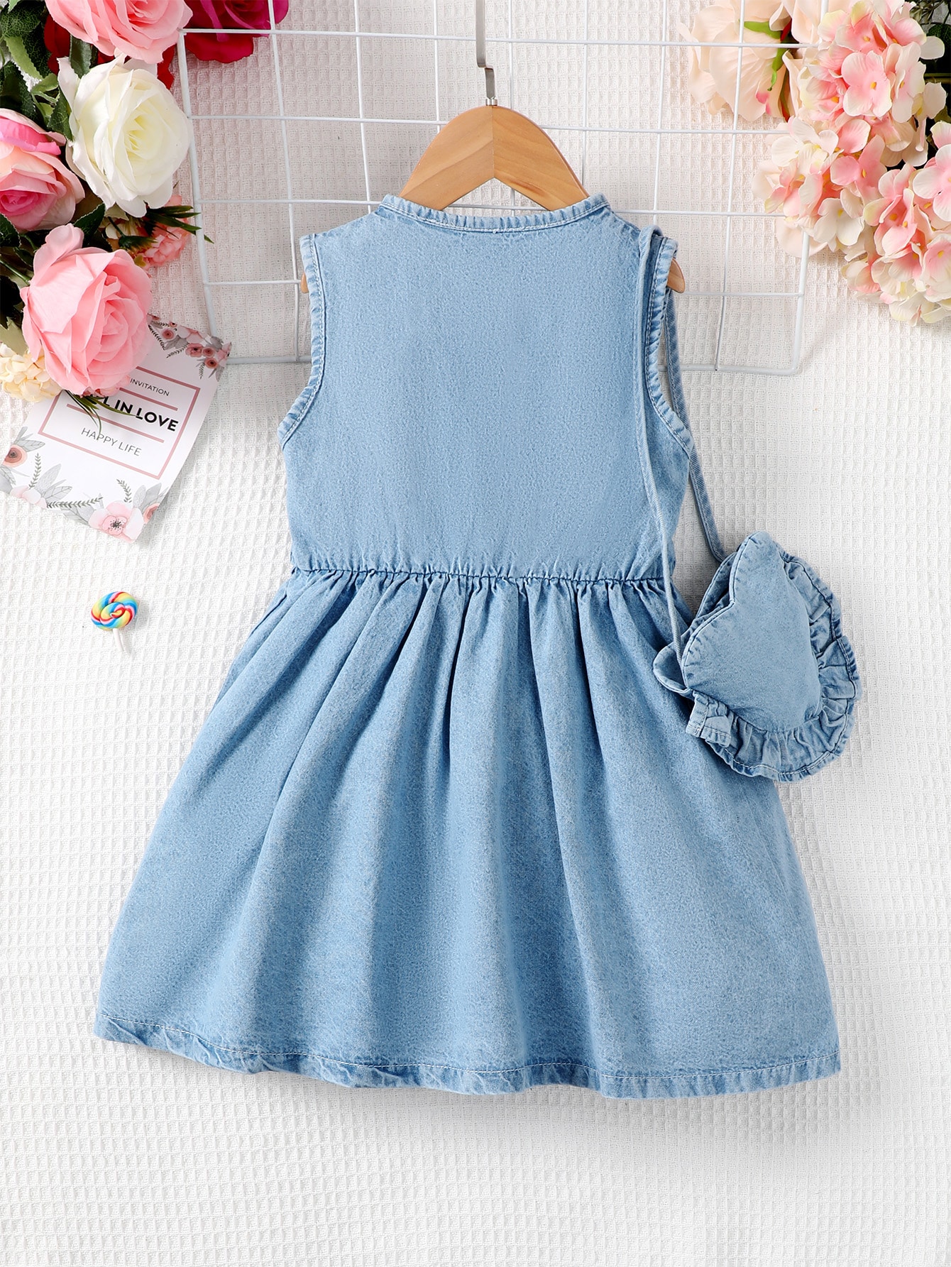 Young Girls Denim Dresses