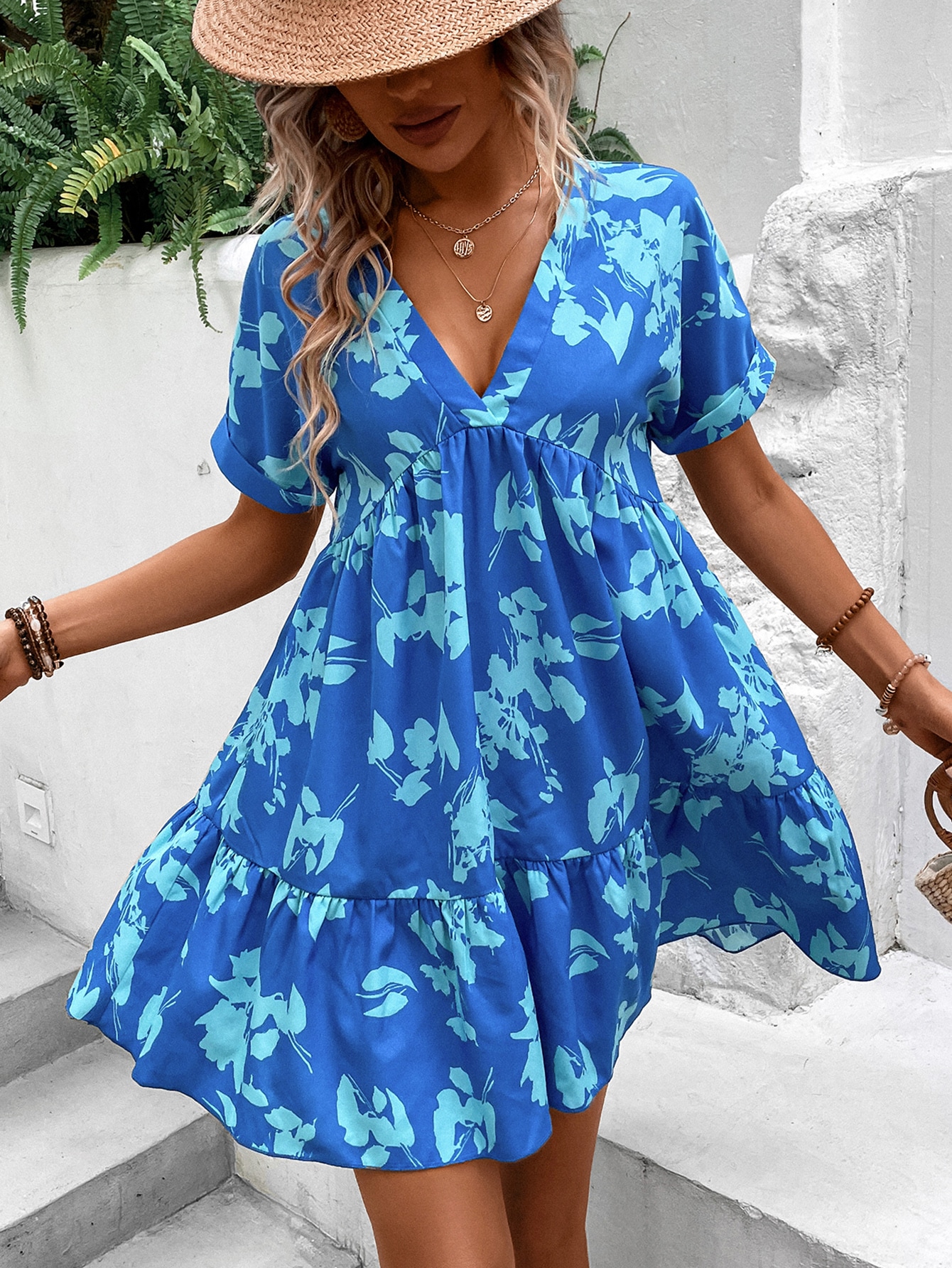 In Blue Women Dresses