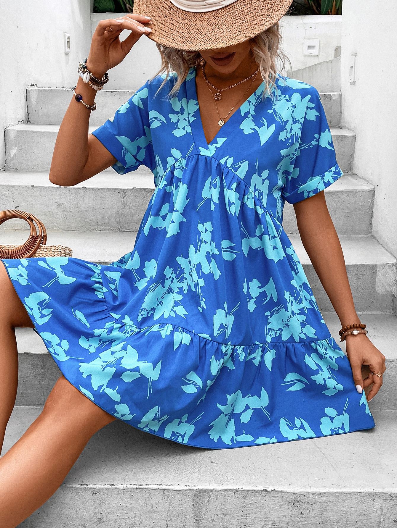 In Blue Women Dresses