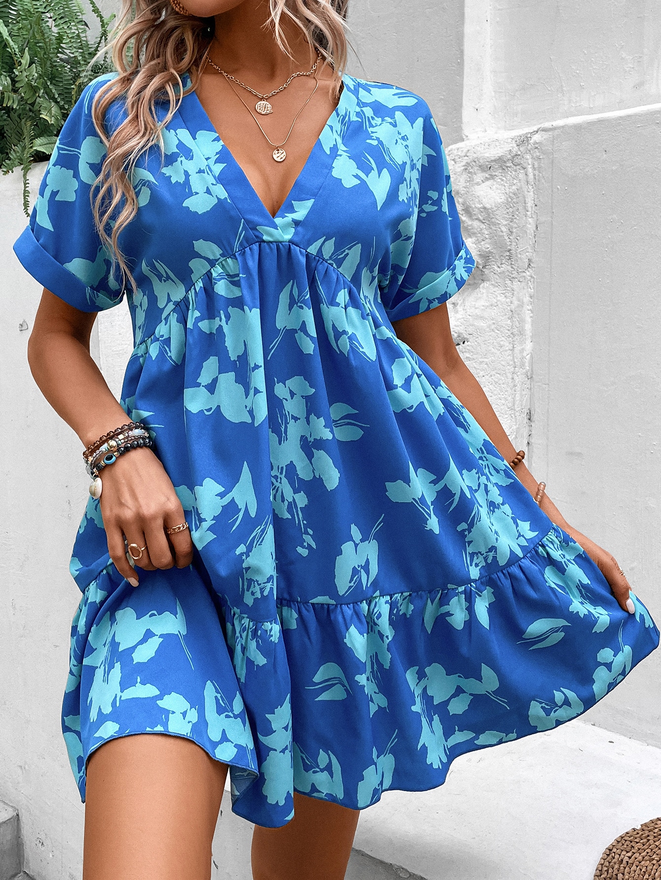 In Blue Women Dresses