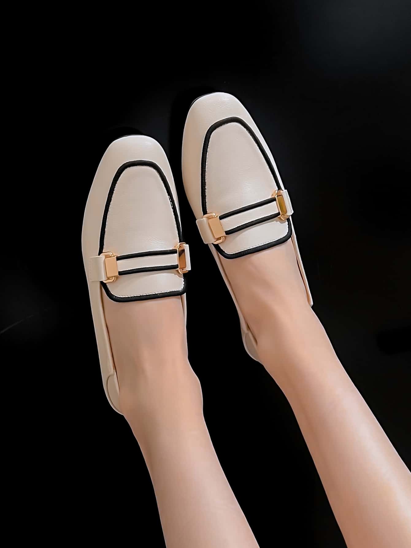 In Apricot Women Flats