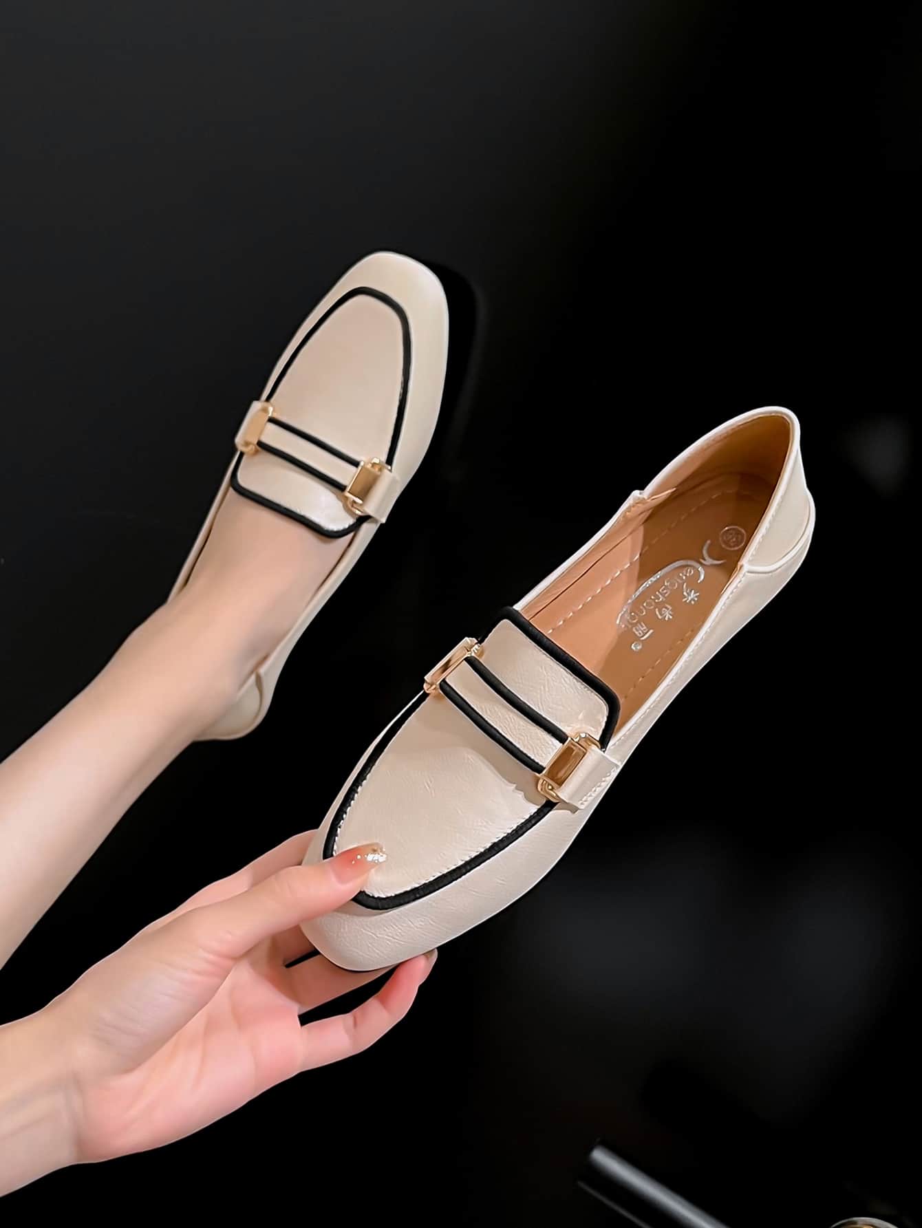 In Apricot Women Flats